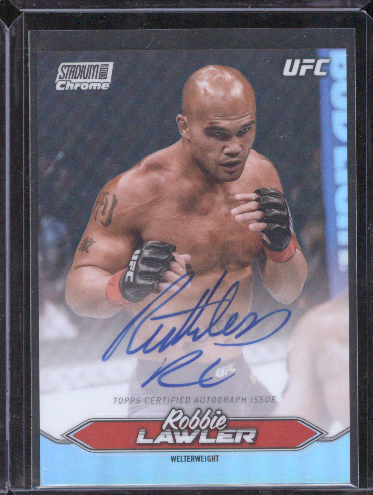 2025 Topps Stadium Club Chrome UFC #CAS-RLR Robbie Lawler — front