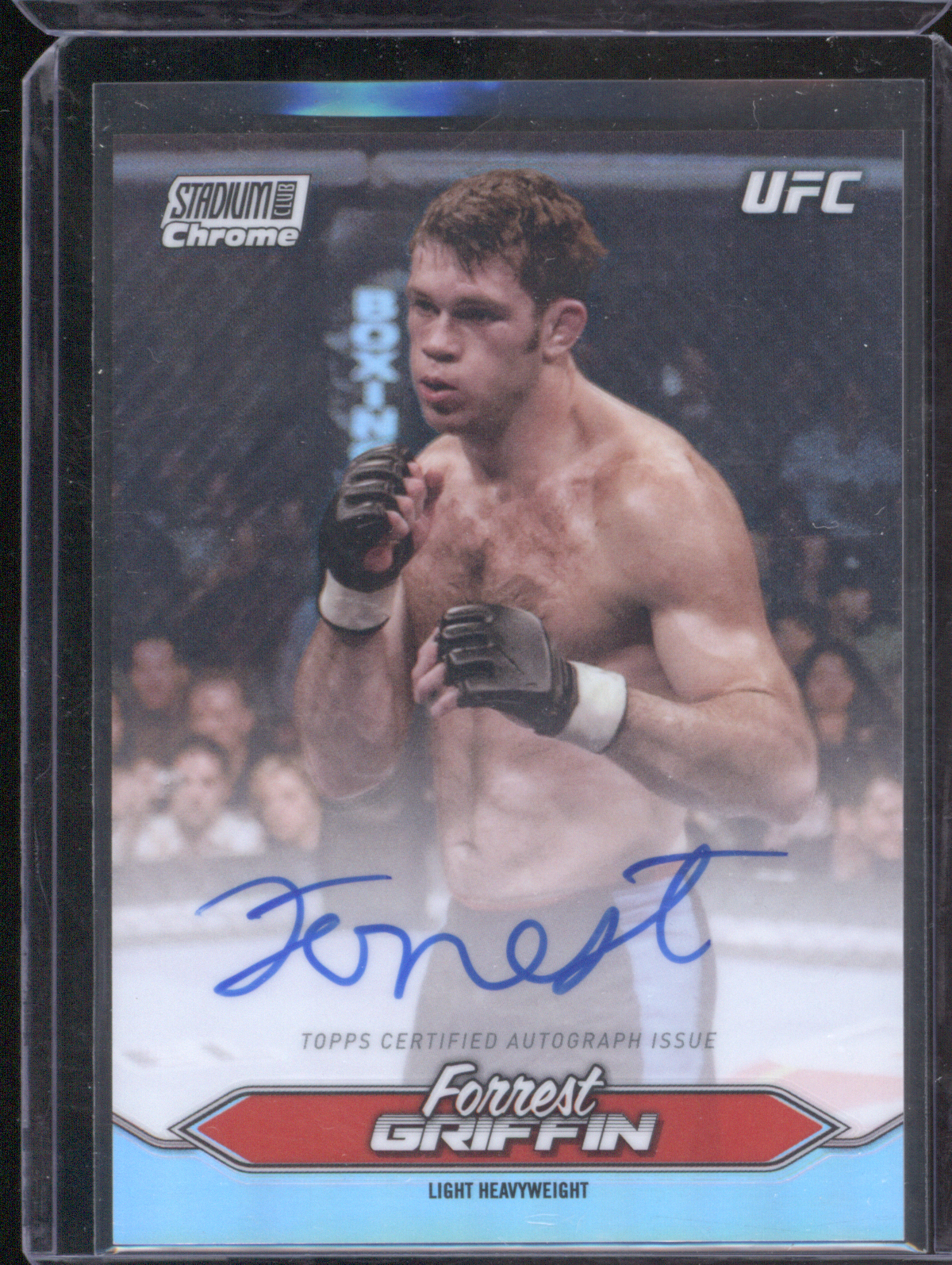 2025 Topps Stadium Club Chrome UFC # Forret Griffin — front