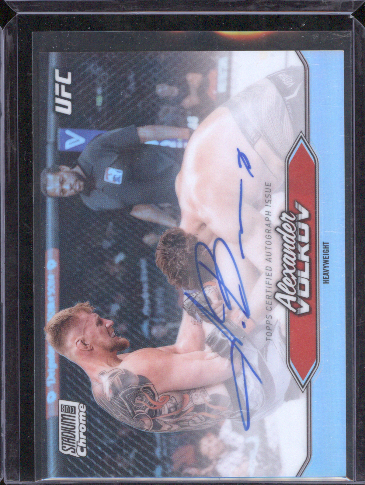 2025 Topps Stadium Club UFC #CAS-AVV Alexander Volkov Chrome Auto — front