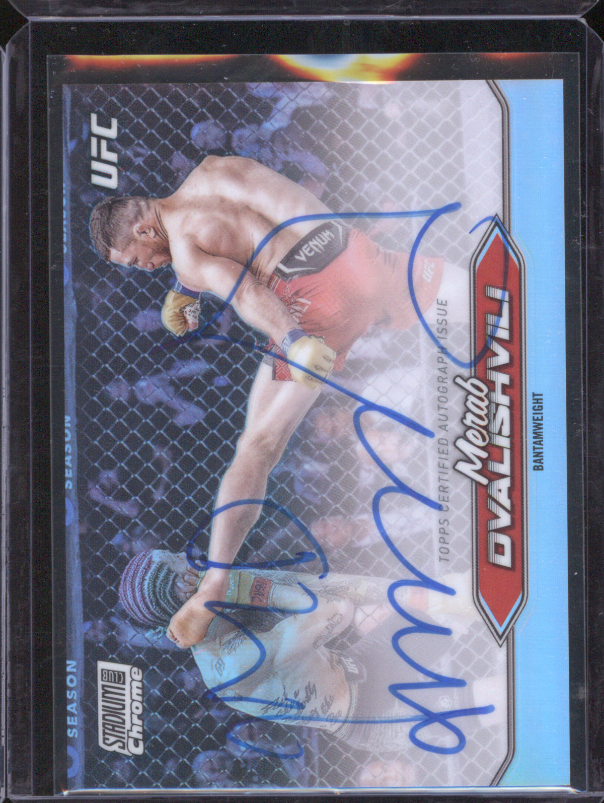 2025 Topps Stadium Club Chrome UFC #CAS-MDI Merab Dvalishvili — front