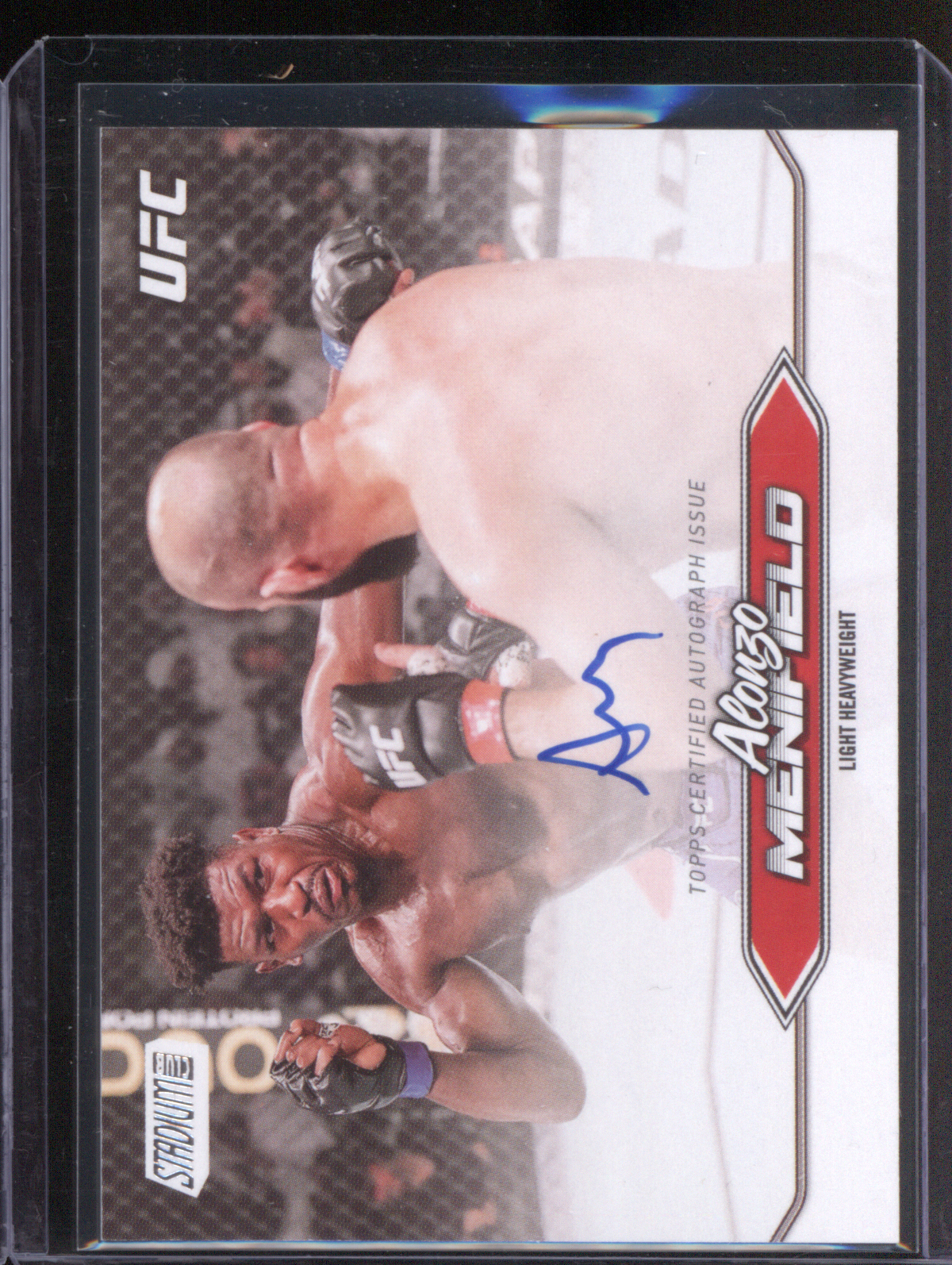 2025 Topps Stadium Club UFC #BCA-AMD Alonzo Menifield — front