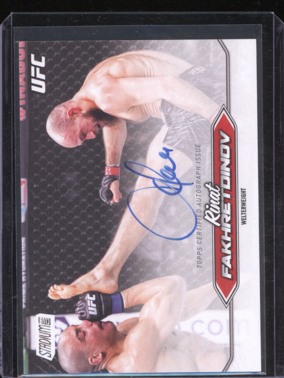 2025 Topps Stadium Club UFC #BCA-RFV Rinat Fakhretdinov — front