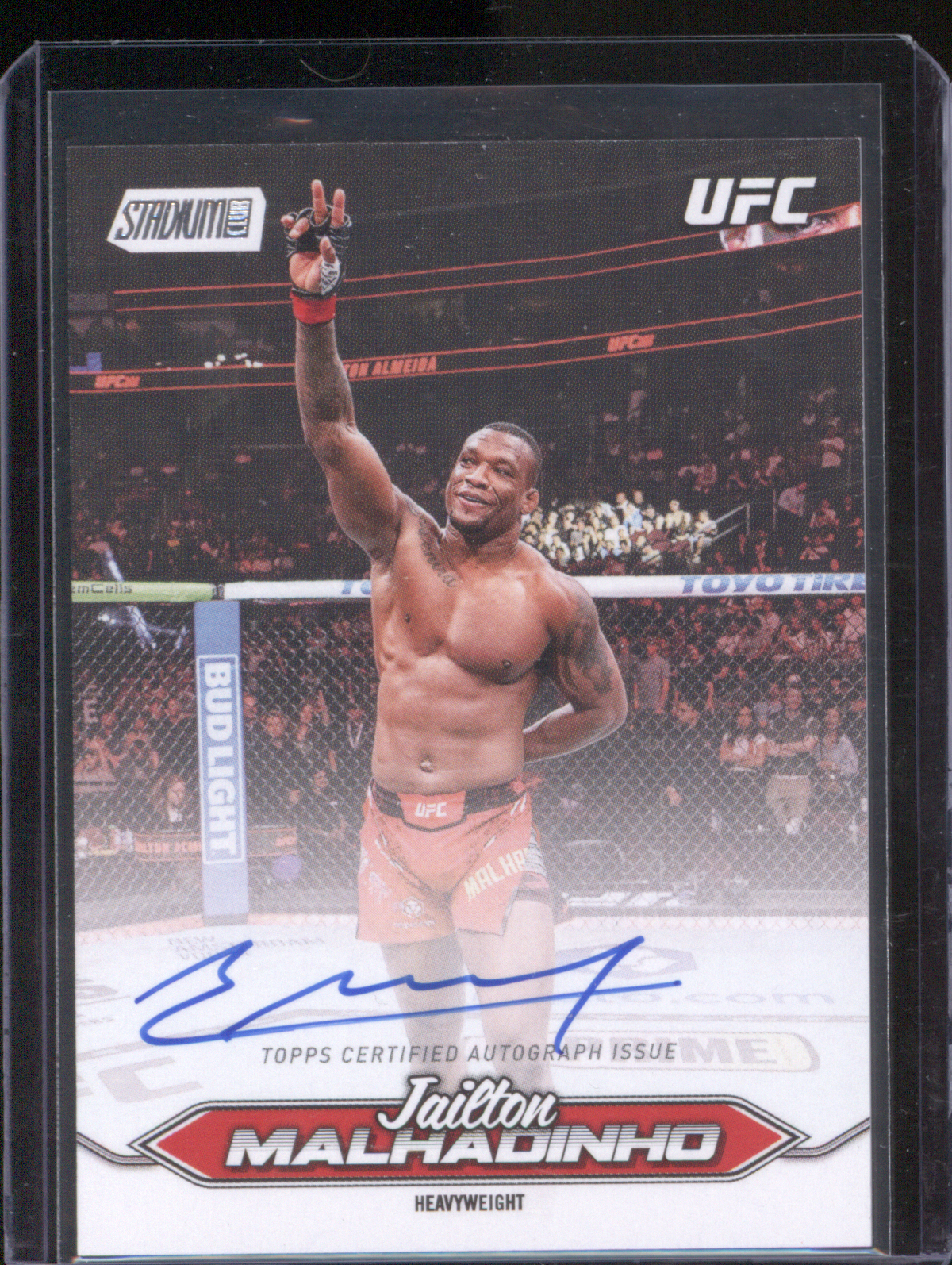 2025 Topps Stadium Club UFC #BCA-JMA Jailton Malhadinho — front