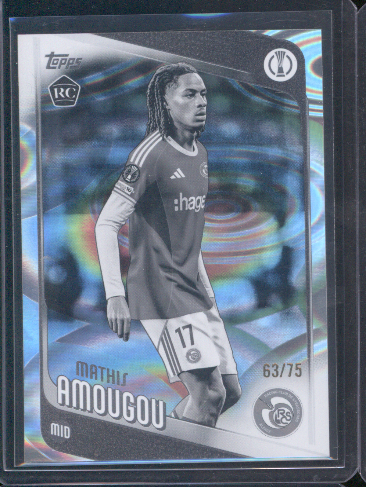 2025-26 Topps UEFA Club Competitions #63 Mathis Amougou — front
