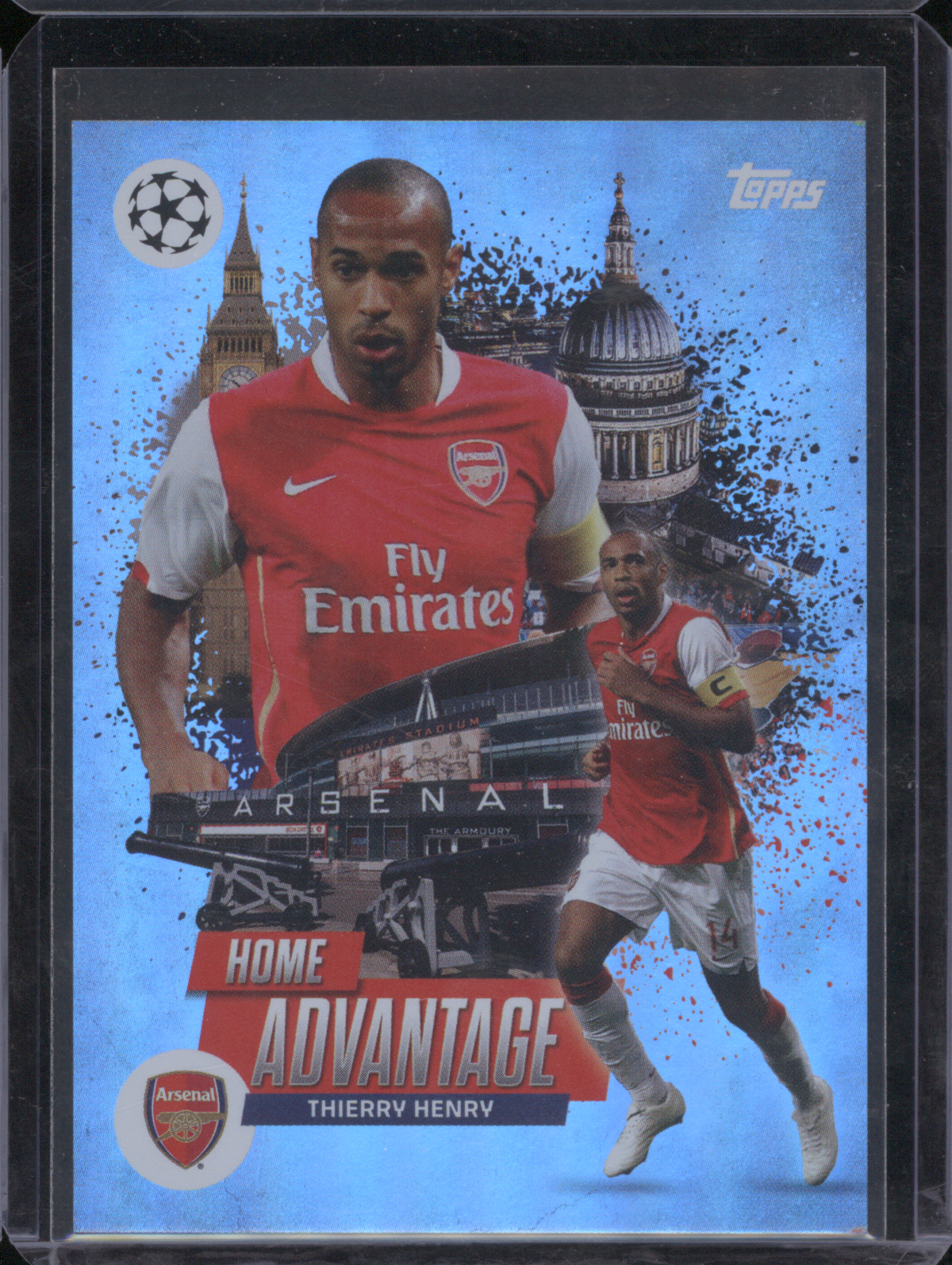 2025-26 Topps UEFA #HP-11 Thierry Henry Arsenal Home Pitch Advantage — front