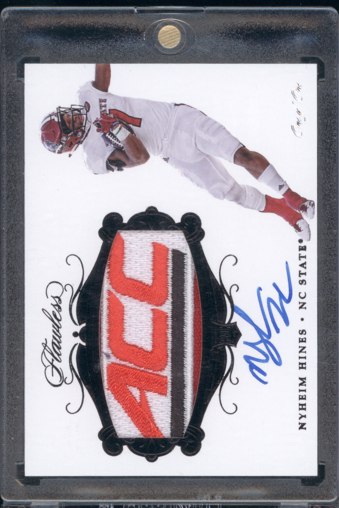 2018 Panini Flawless #RPA-NH2 Nyheim Hines — front