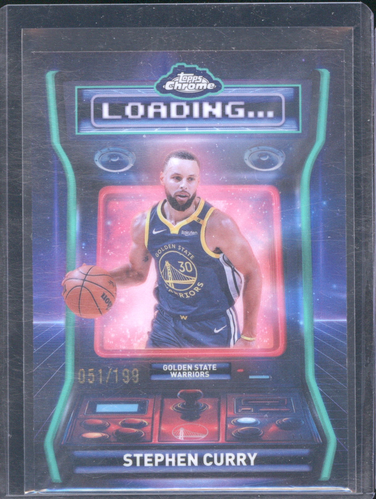 2025-26 Topps Chrome #LD-4 Stephen Curry Loading — front