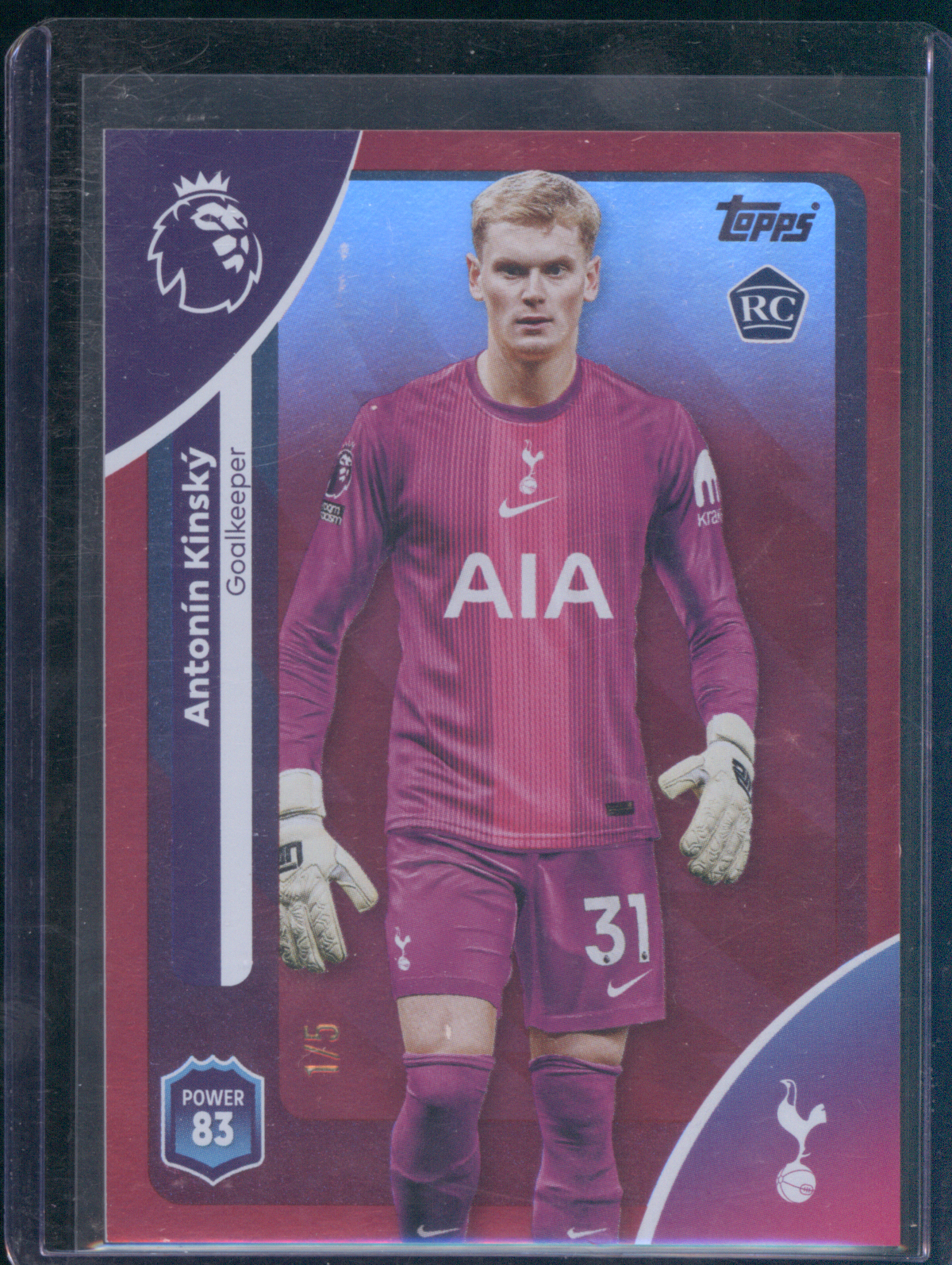 2025-26 Topps Premier League #254 Antonín Kinský — front