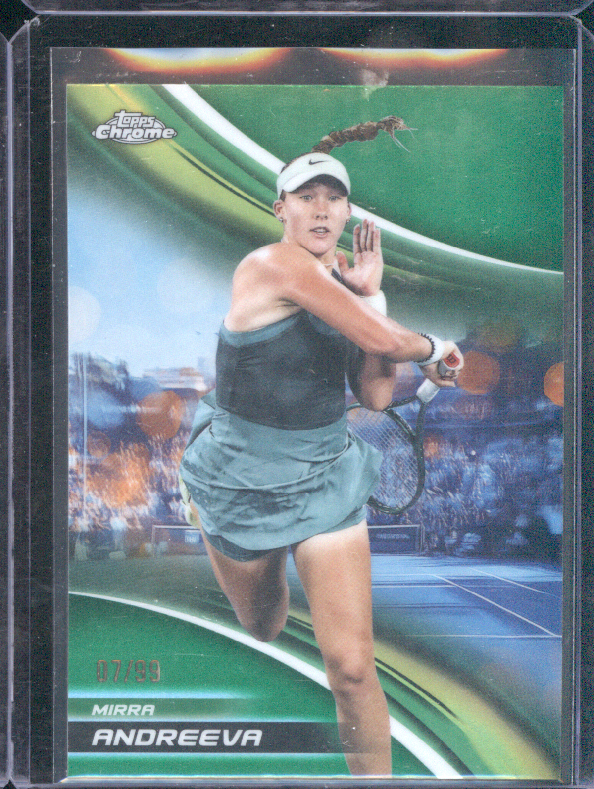 2025 Topps Chrome Tennis #27 Mirra Andreeva — front