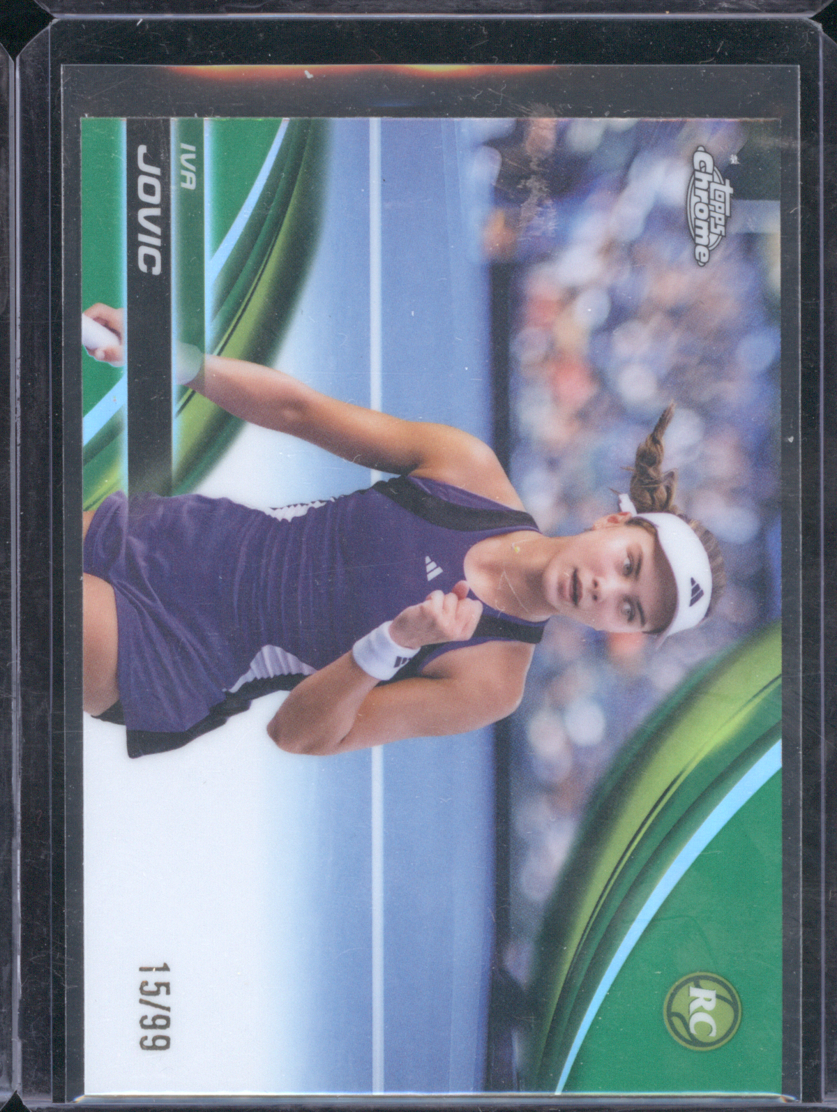 2025 Topps Chrome Tennis #208 Iva Jovic — front