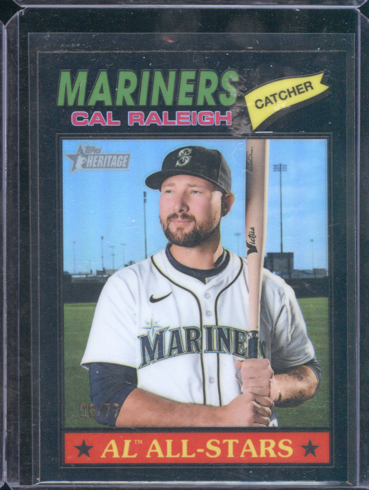 2026 Topps Heritage #269 Cal Raleigh — front