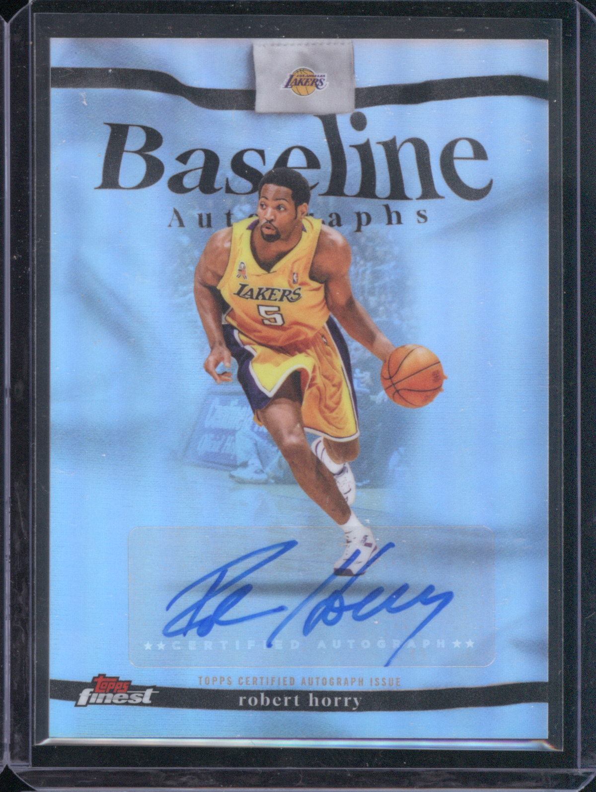 2025-26 Topps Finest #BA-RH Robert Horry — front