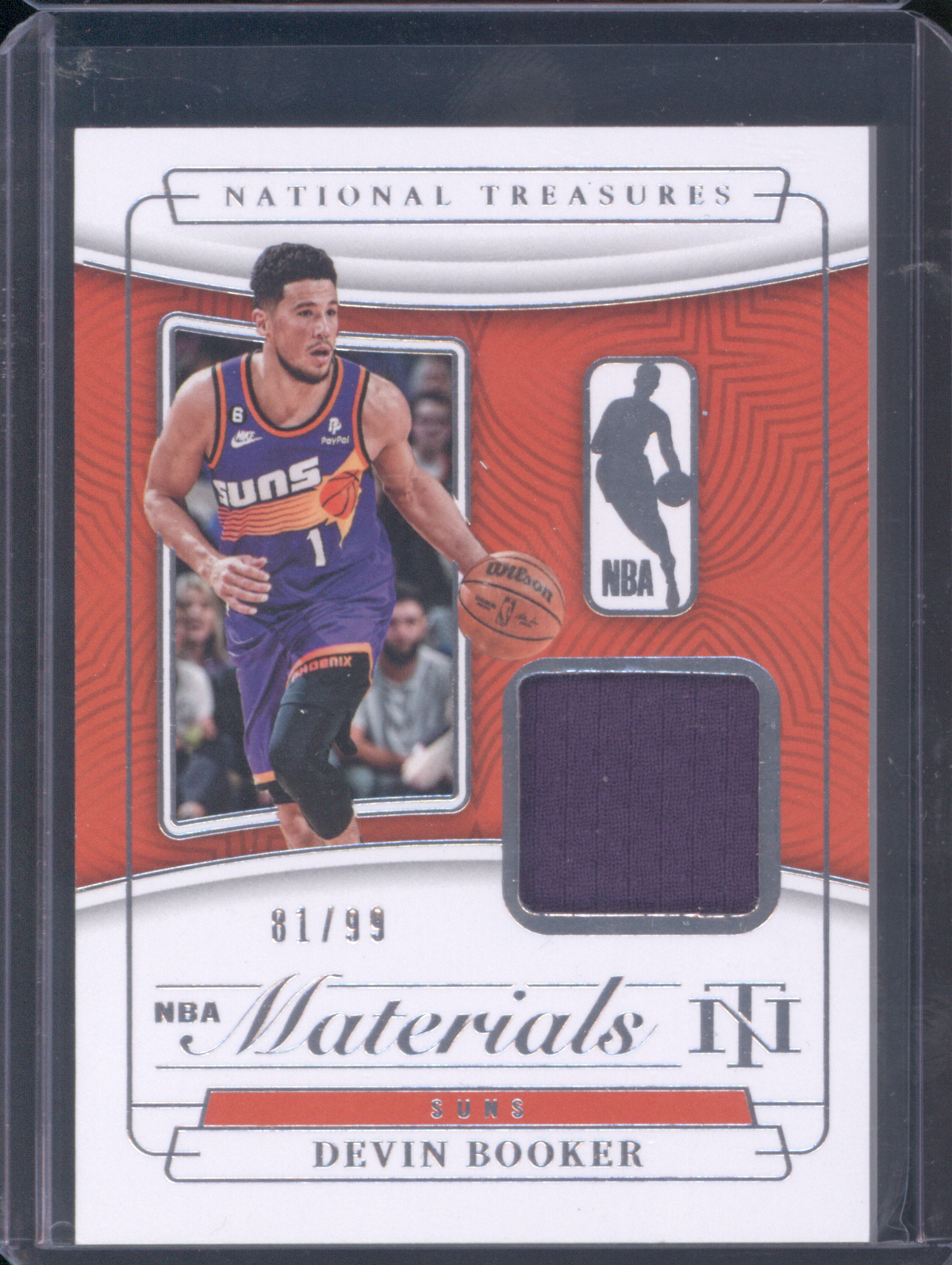 2022 Panini National Treasures #81 Devin Booker — front