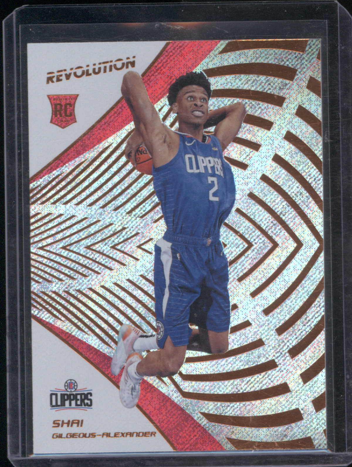 2018 Panini Revolution #103 Shai Gilgeous-Alexander Rookie Card — front