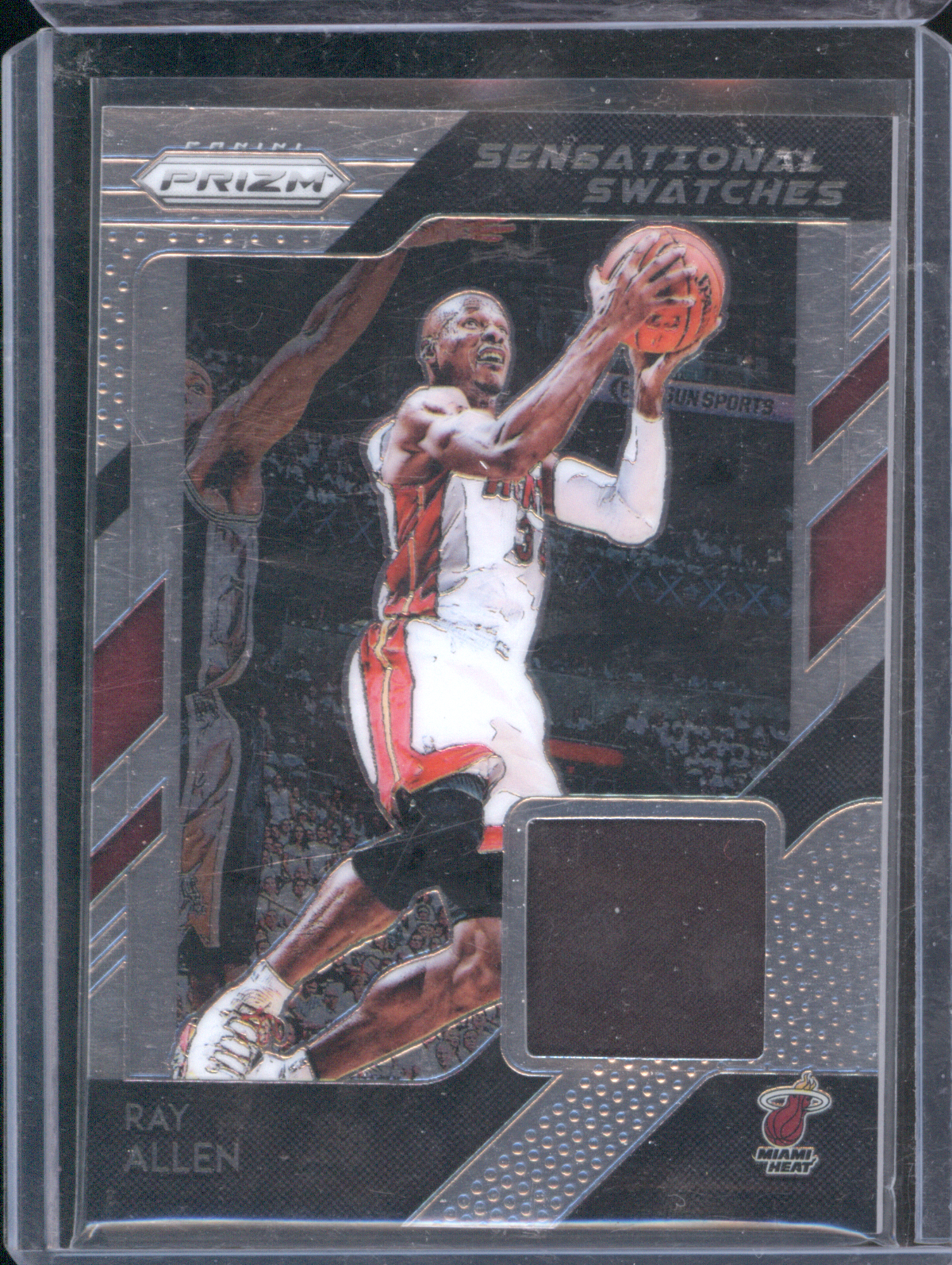 2018-19 Panini Prizm #10 Ray Allen Sensational Swatches — front