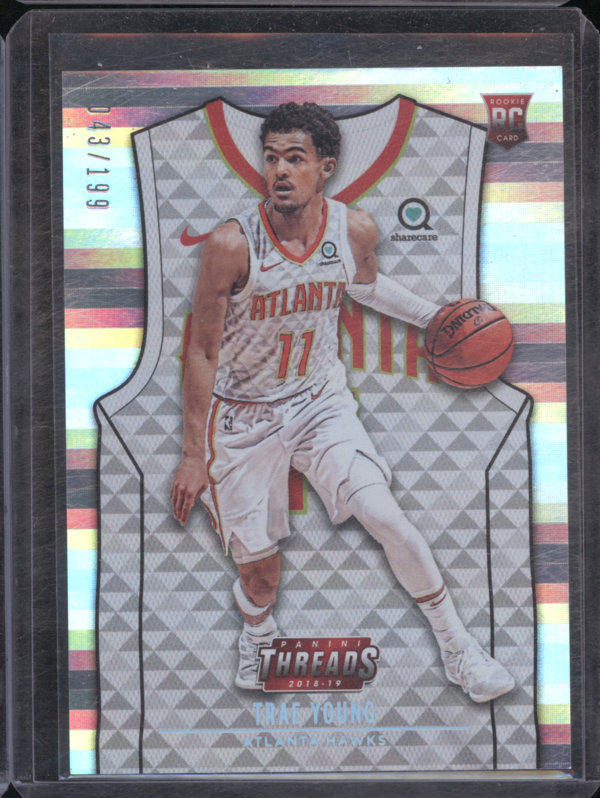 2018-19 Panini Threads #103 Trae Young — front