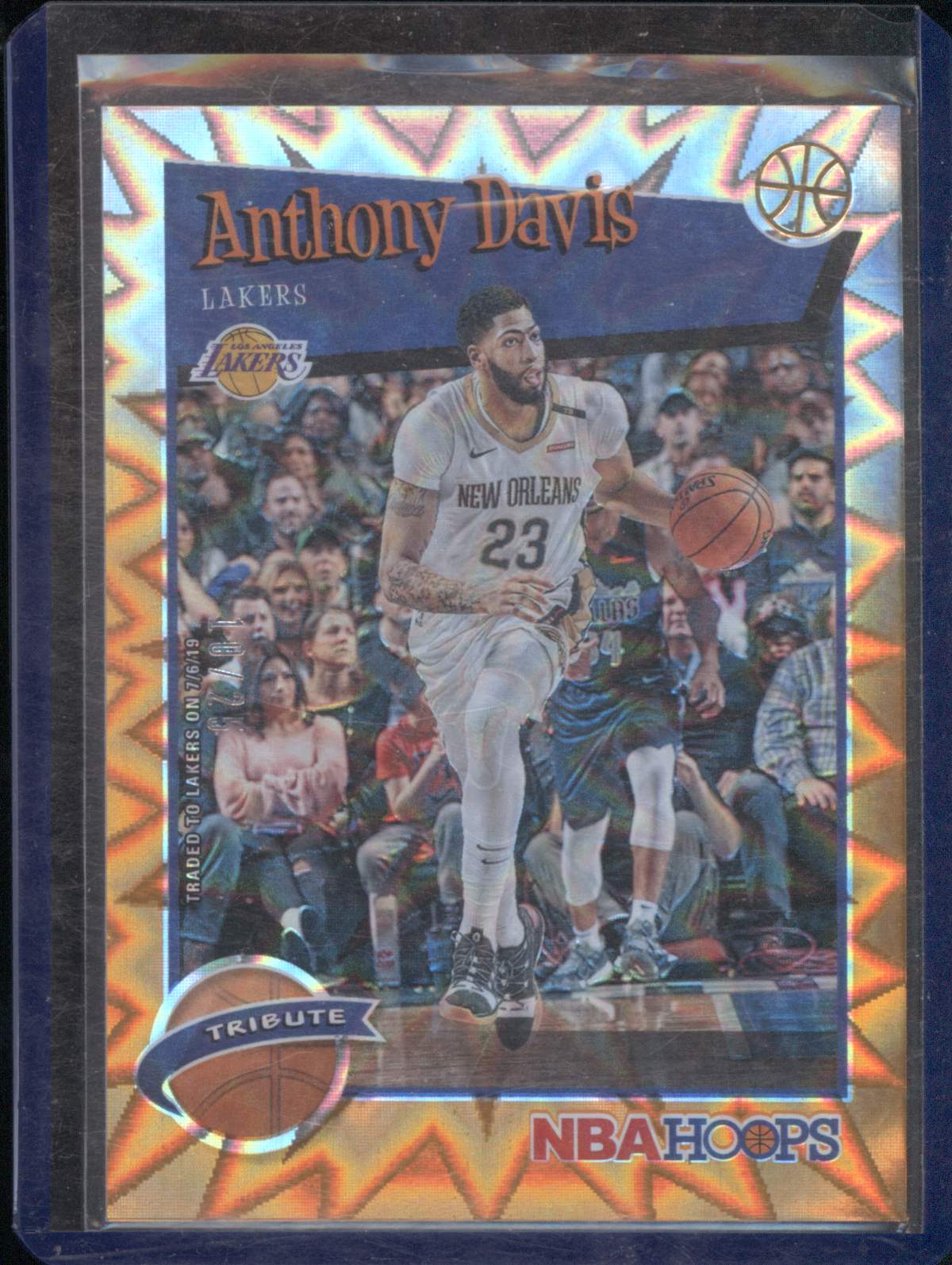 2019-20 Panini NBA Hoops #294 Anthony Davis Tribute — front