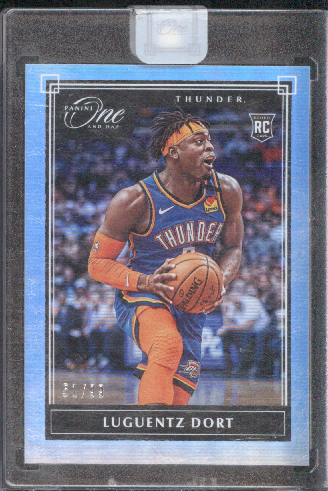 2019 Panini One And One #124 Luguentz Dort — front