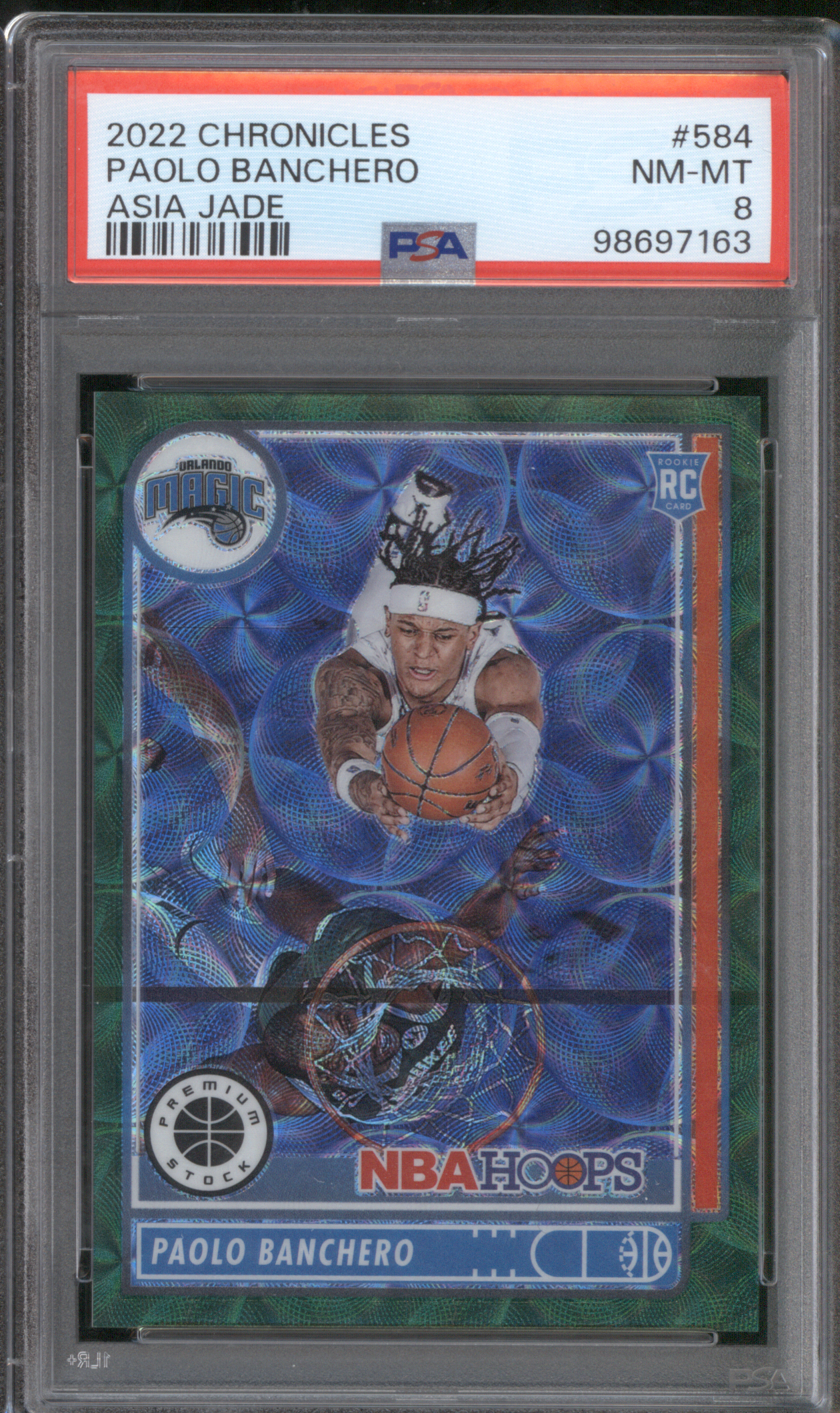 2022 Panini Chronicles #584 Paolo Banchero Asia Jade — front