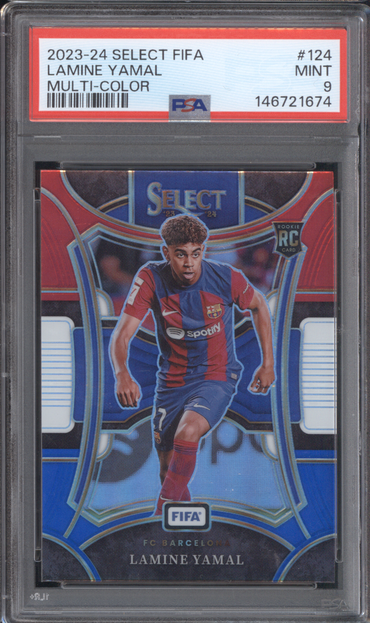 2023-24 Panini Select FIFA #124 Lamine Yamal — front
