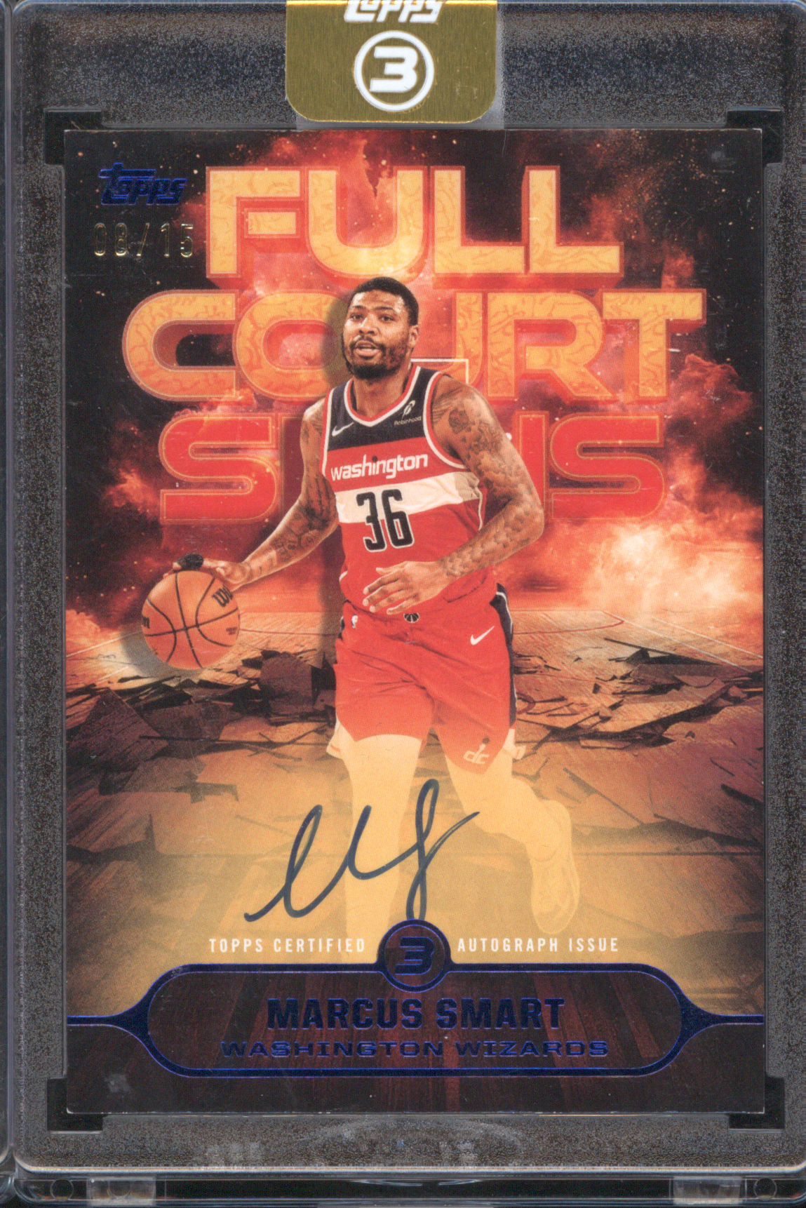 2024 Topps 3 Full Court Signs #Marcus Smart — front
