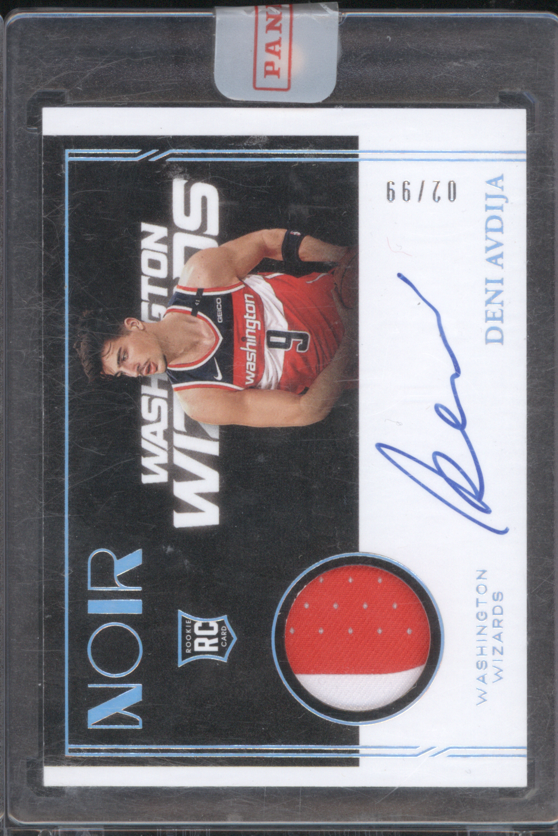 2020-21 Panini Noir #363 Deni Avdija — front