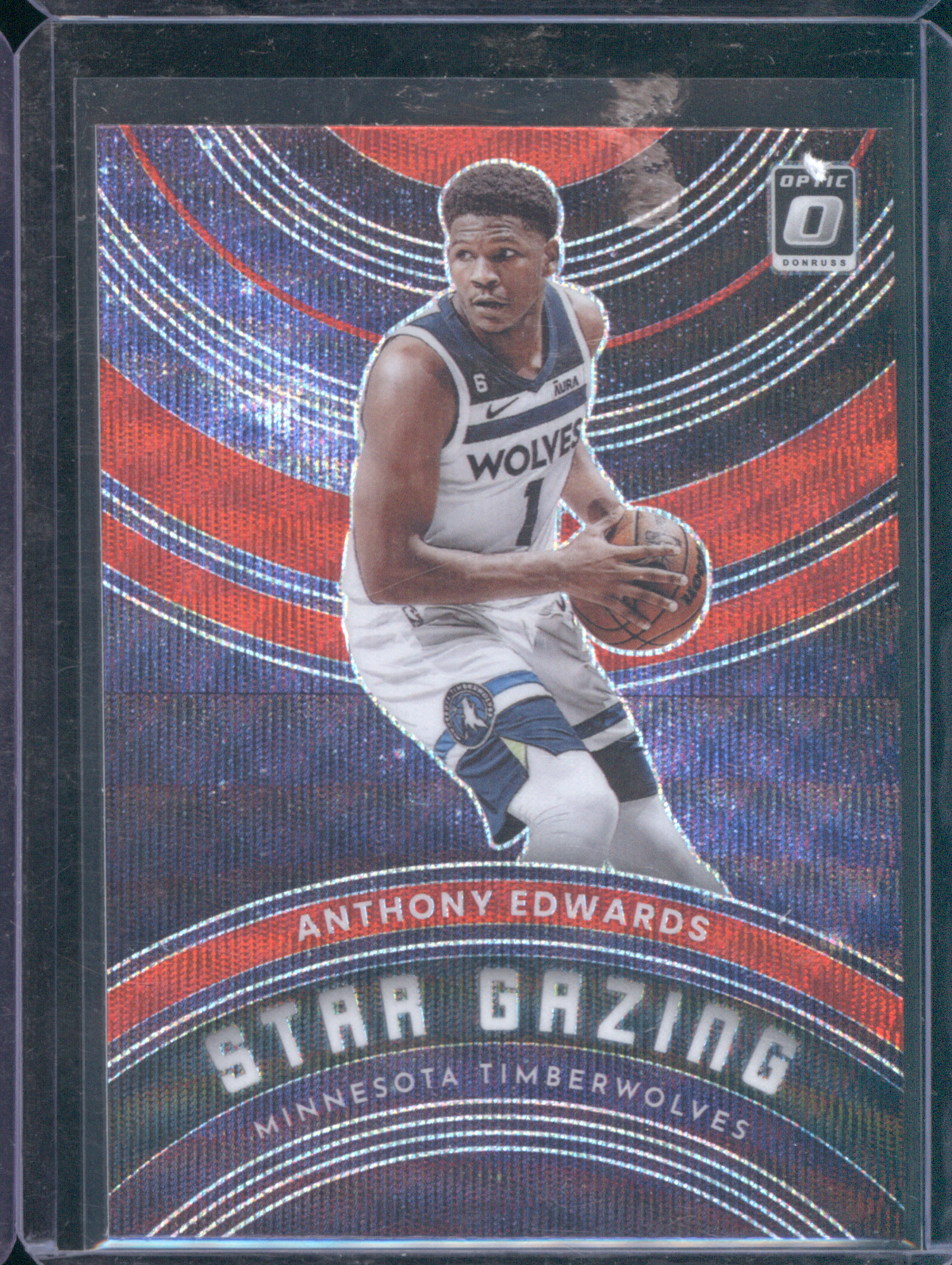 2022-23 Donruss Optic #14 Anthony Edwards Star Gazing — front