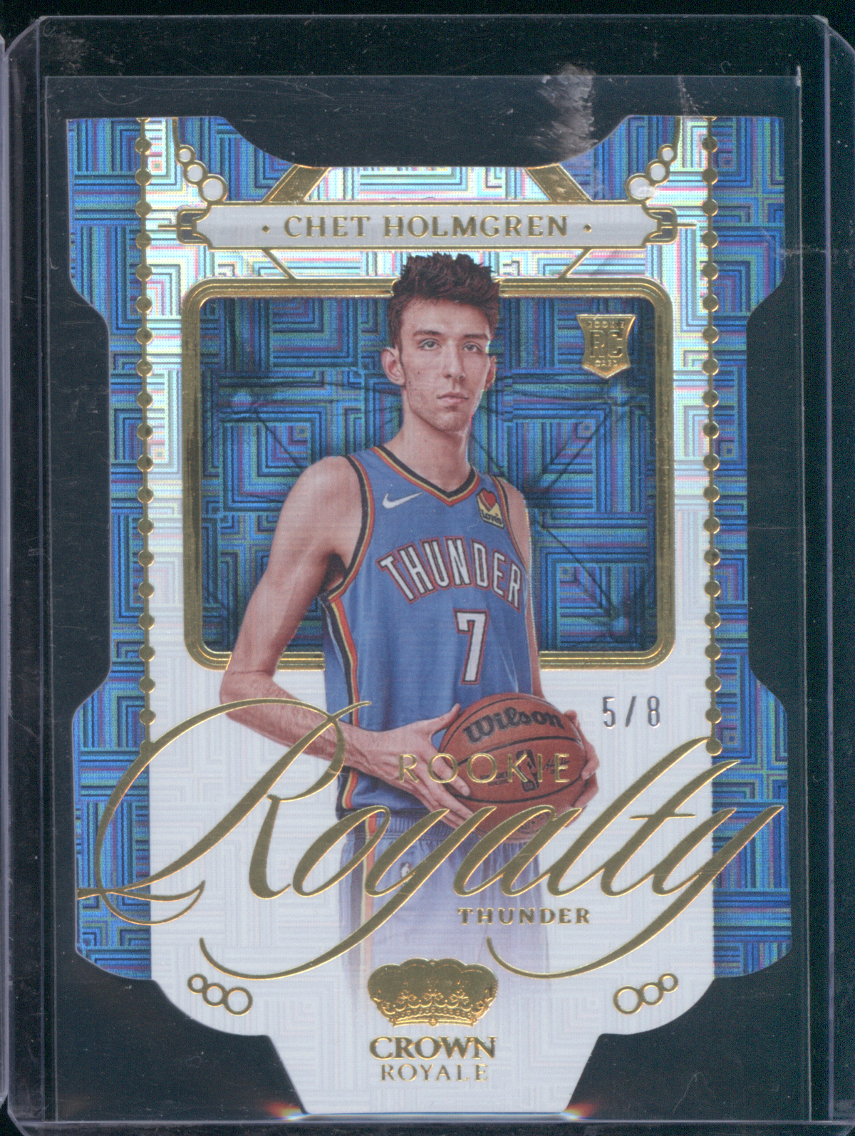2022-23 Panini Crown Royale #2 Chet Holmgren Rookie Royalty — front