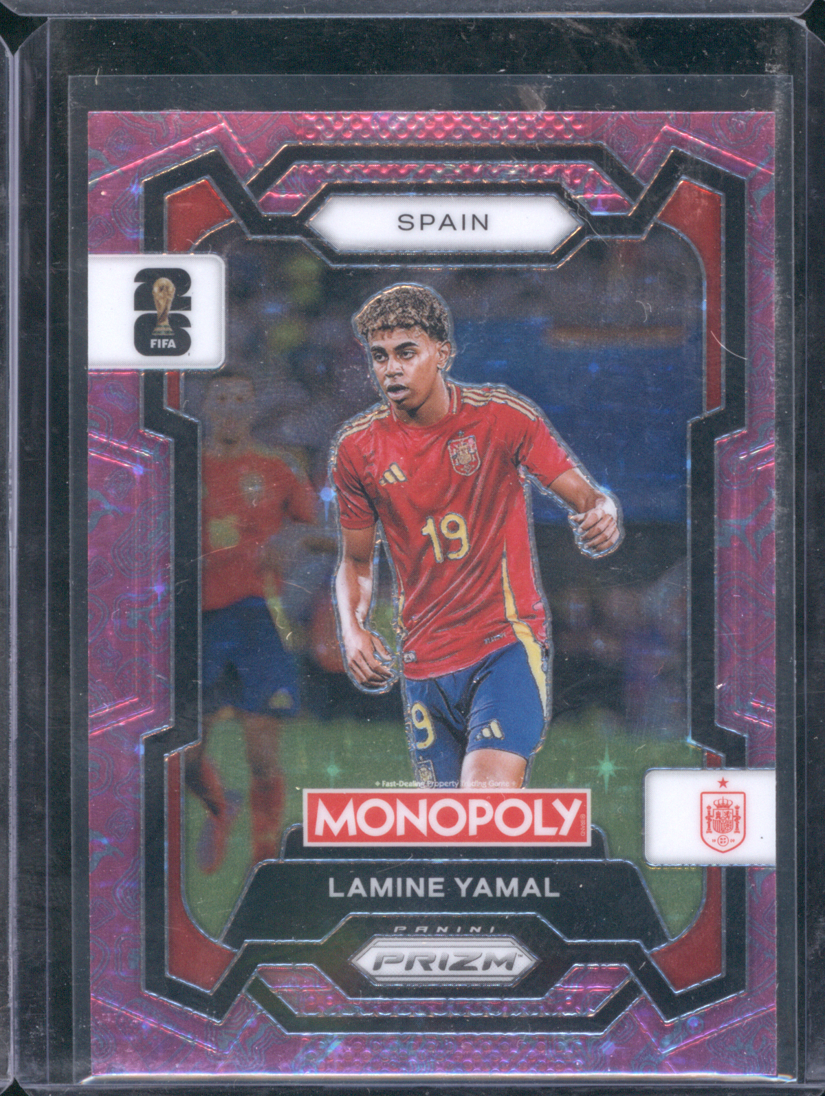 2026 Panini Prizm Monopoly FIFA World Cup #41 Lamine Yamal — front