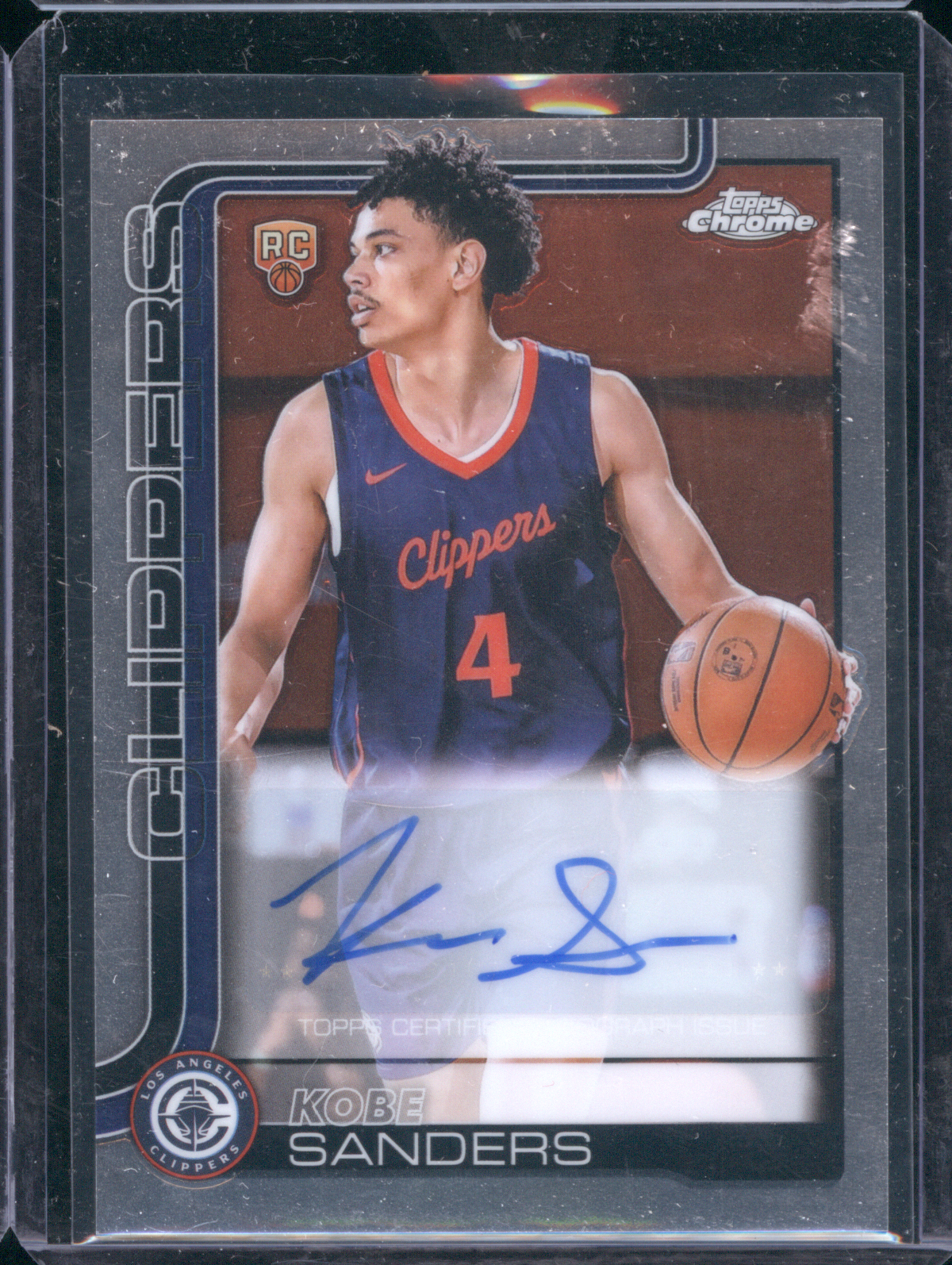 2025-26 Topps Chrome #TCAR-KS Kobe Sanders — front