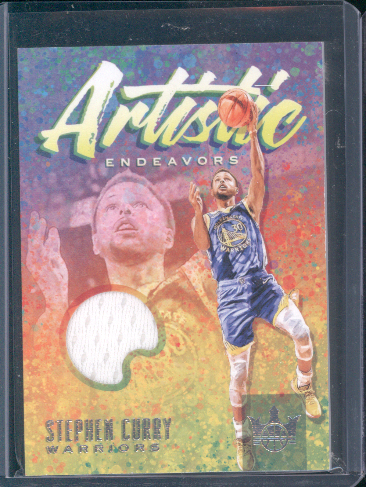 2022-23 Panini Court Kings Artistic Endeavors #AE-CUR Stephen Curry — front