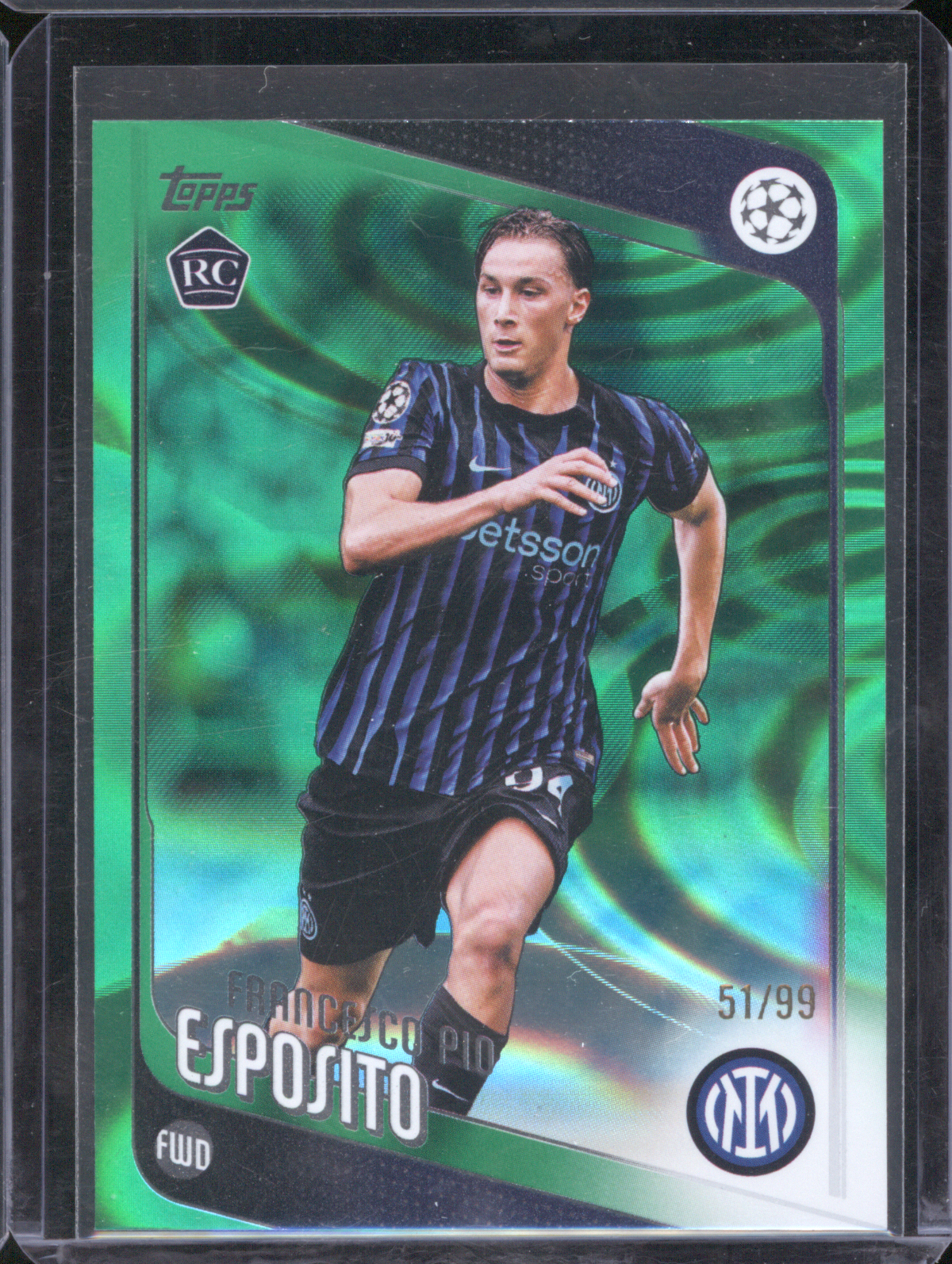 2025-26 Topps UEFA Club Competitions #163 Francesco Pio Esposito — front