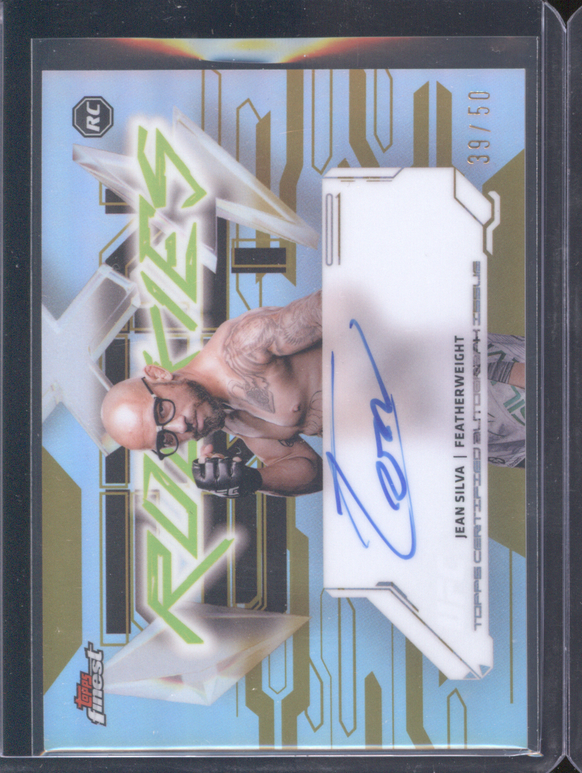 2025 Topps Finest UFC #FRA-JS Jean Silva — front