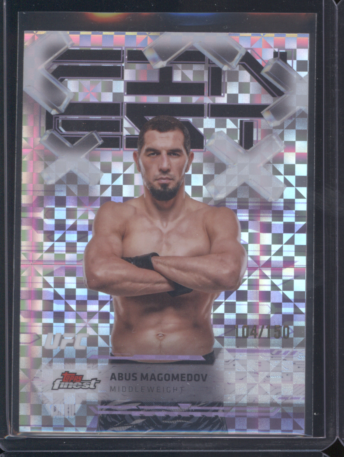 2025 Topps Finest UFC #64 Abus Magomedov — front
