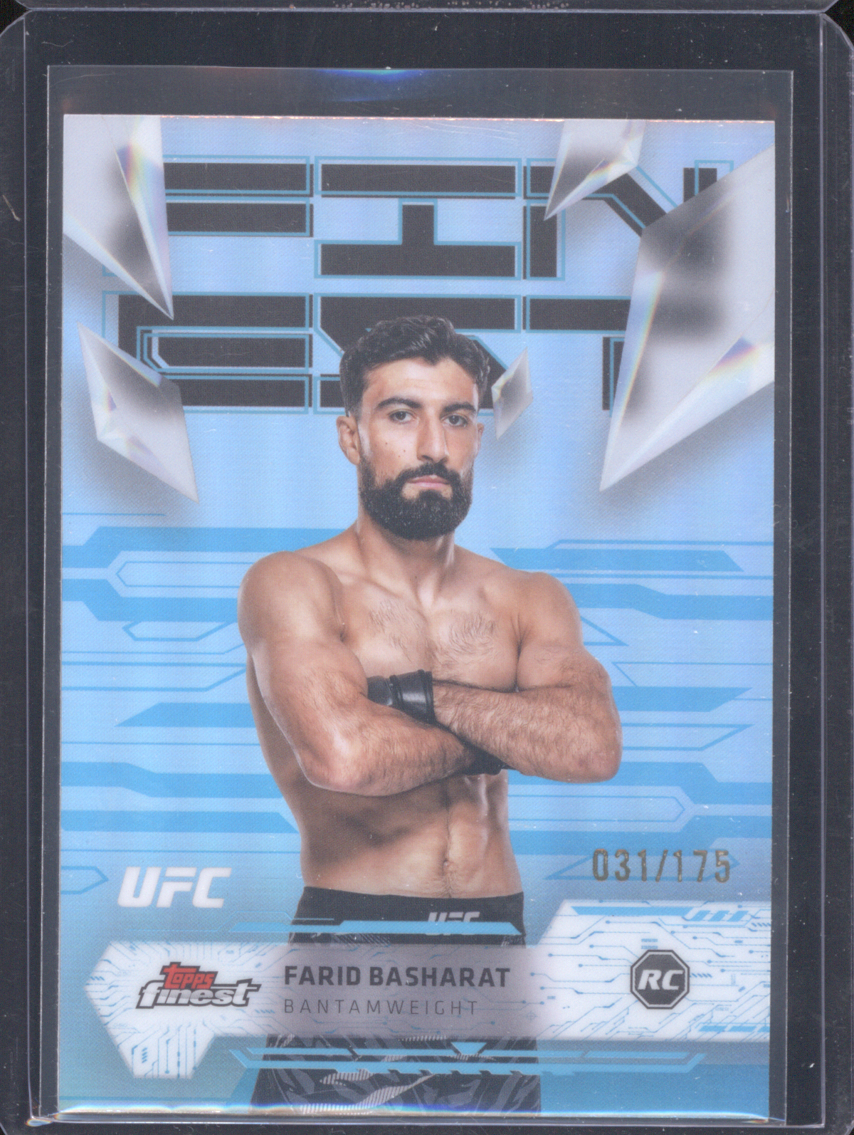 2025 Topps Finest UFC #158 Farid Basharat — front