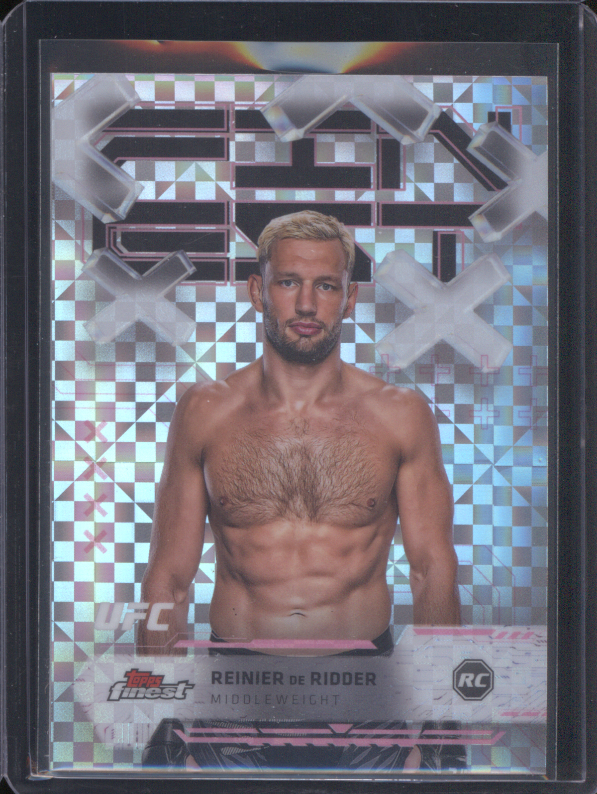 2025 Topps Finest UFC #13 Reinier de Ridder — front