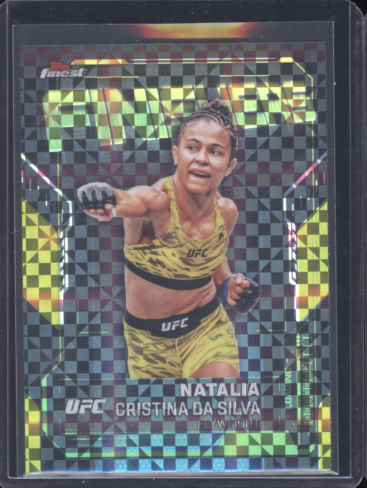 2024 Topps Finest UFC #169 Natalia Cristina Da Silva — front