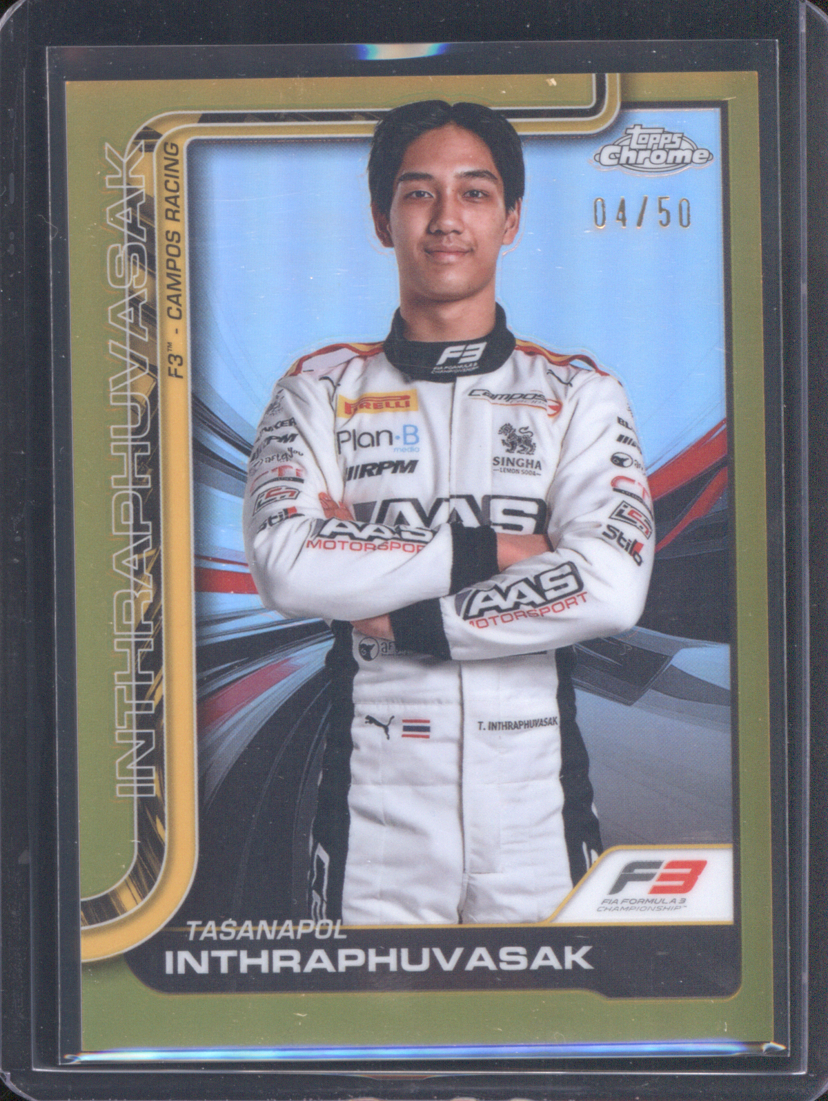 2025 Topps Chrome Formula 1 #53 Tasanapol Inthraphuvasak — front