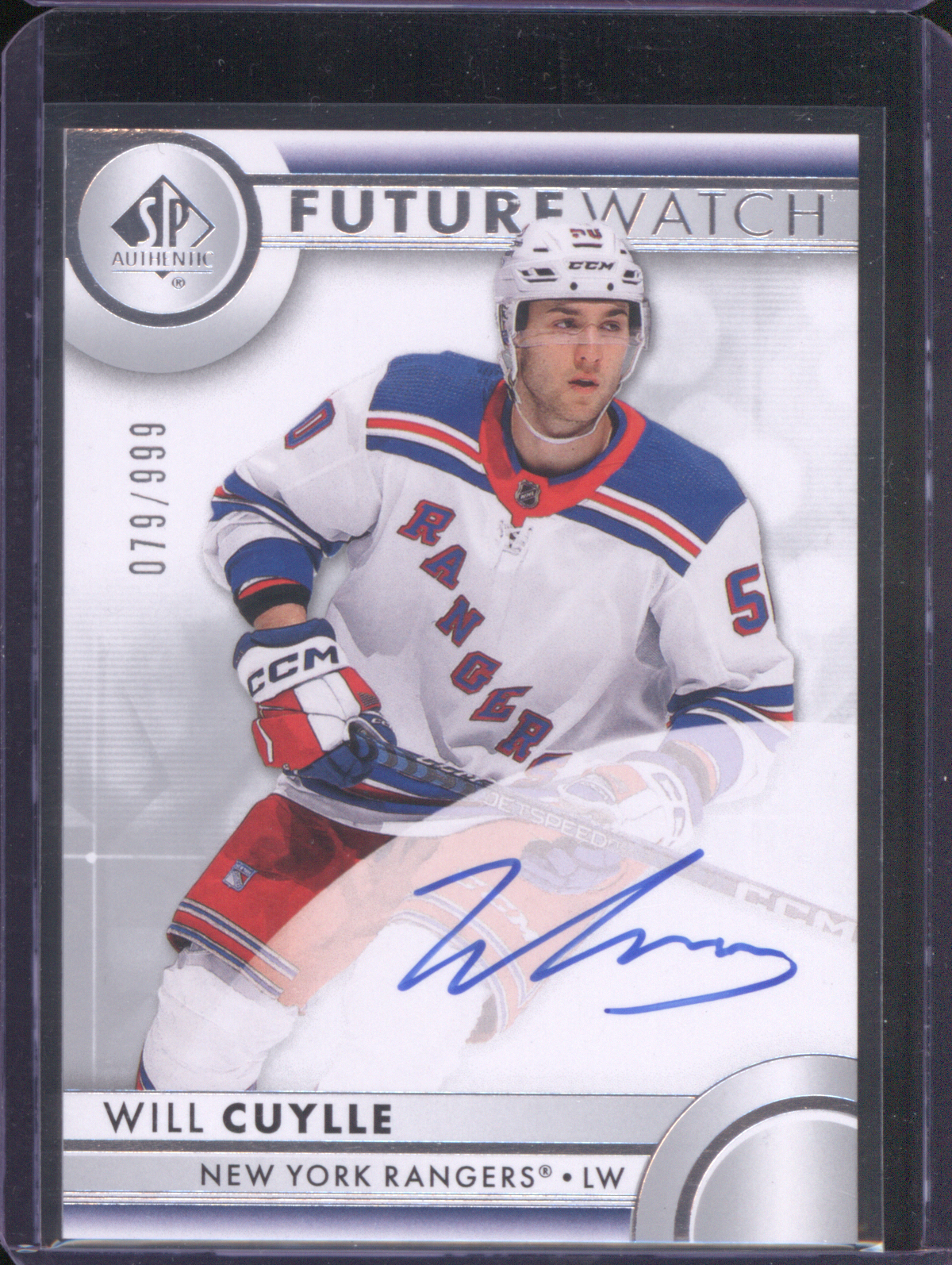 2023-24 SP Authentic #104 Will Cuylle Future Watch — front
