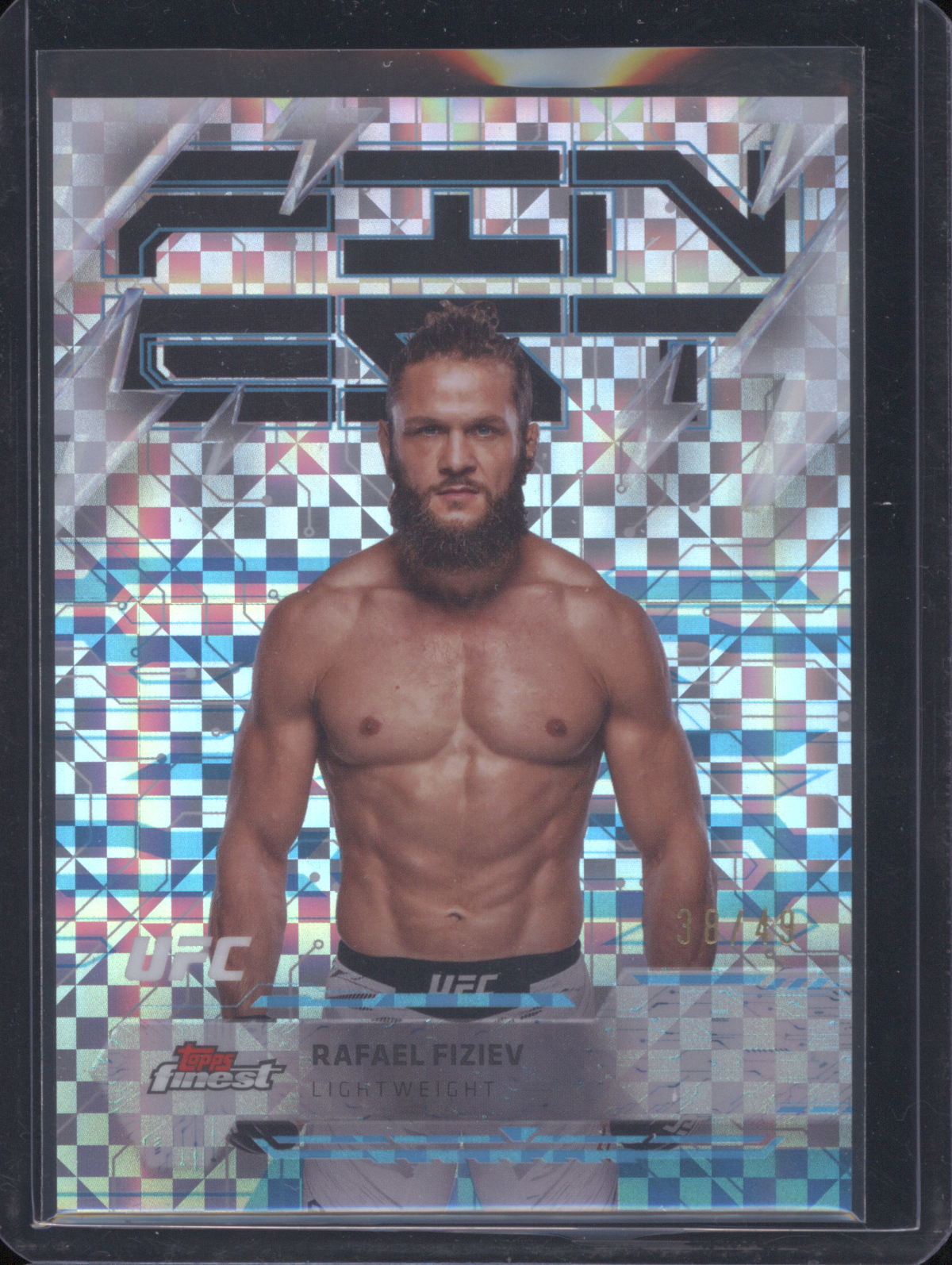 2025 Topps Finest UFC #286 Rafael Fiziev — front