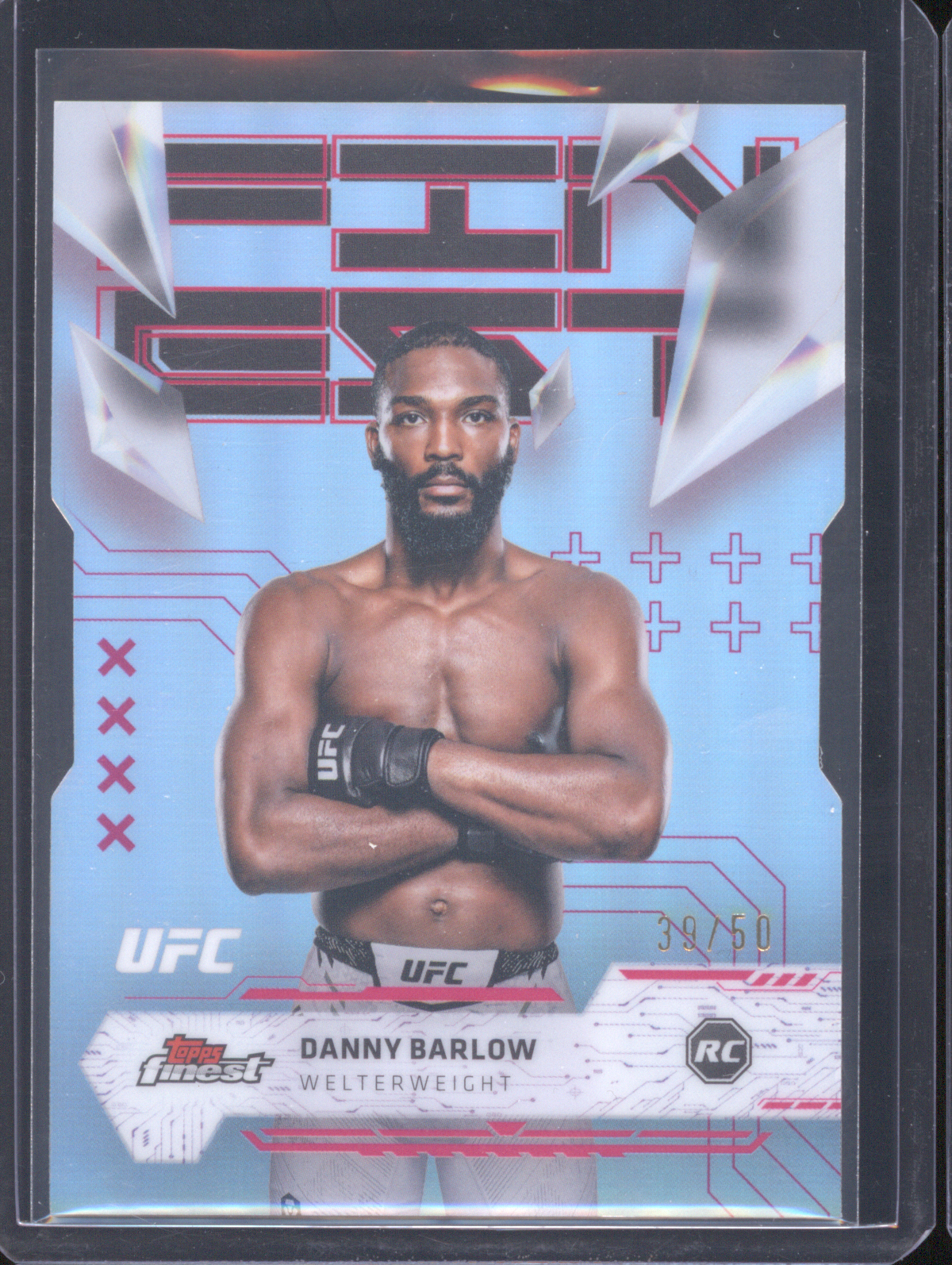 2025 Topps Finest UFC #103 Danny Barlow — front