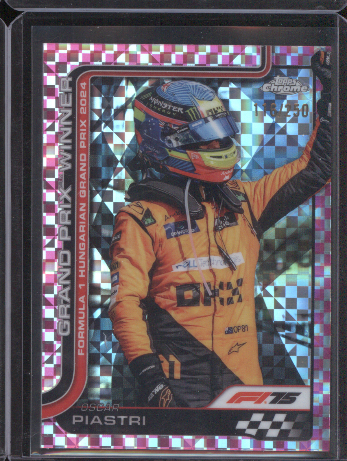 2025 Topps Chrome Formula 1 #105 Oscar Piastri — front