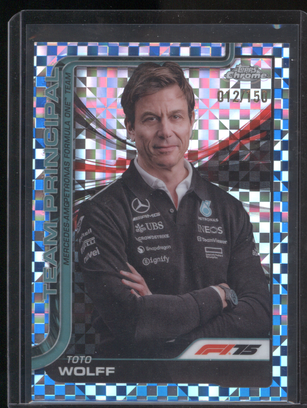 2025 Topps Chrome Formula 1 #195 Toto Wolff — front