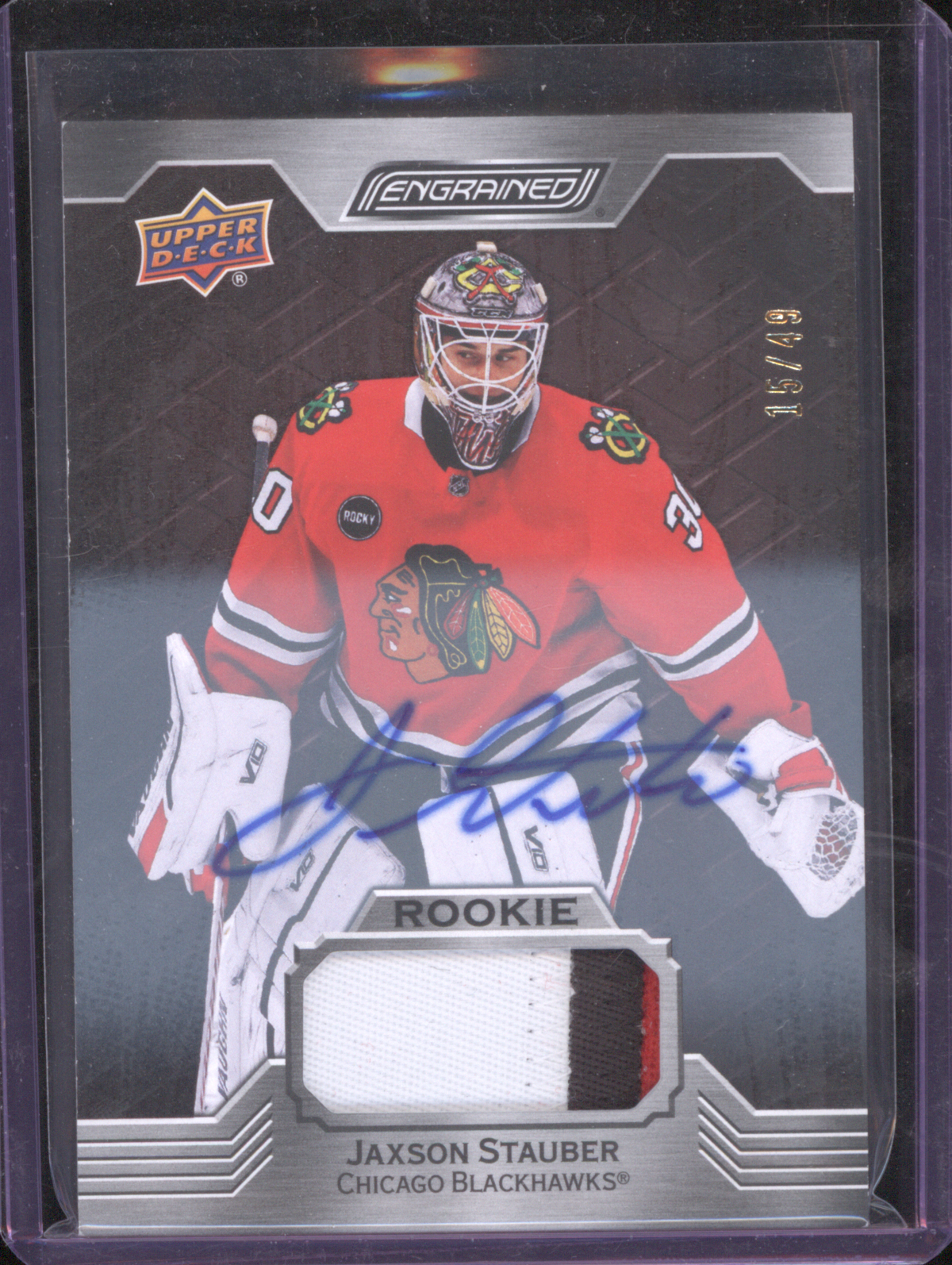 2023-24 Upper Deck Engrained #155 Jaxson Stauber — front
