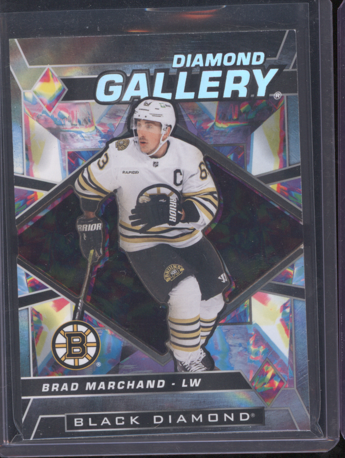 2024-25 Upper Deck Black Diamond Diamond Gallery Brad Marchand — front