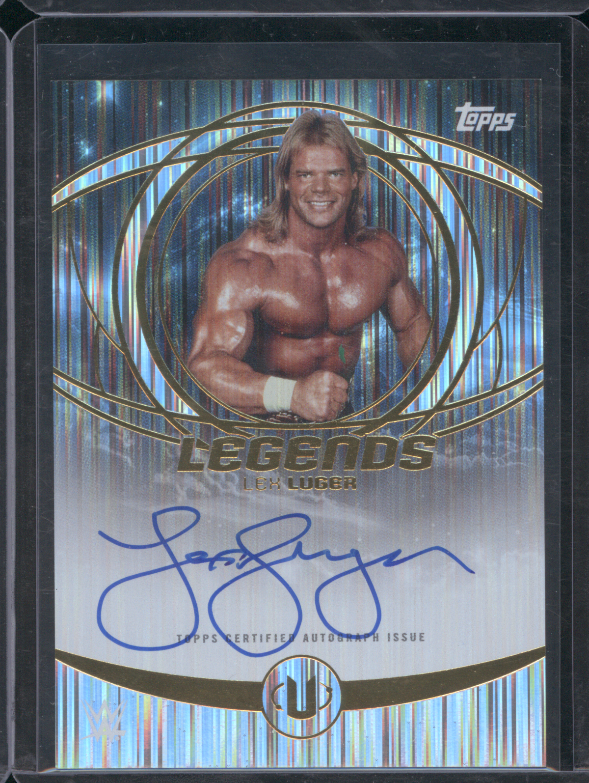2025 Topps Universe WWE #LGA-LLU Lex Luger Legends Autograph — front