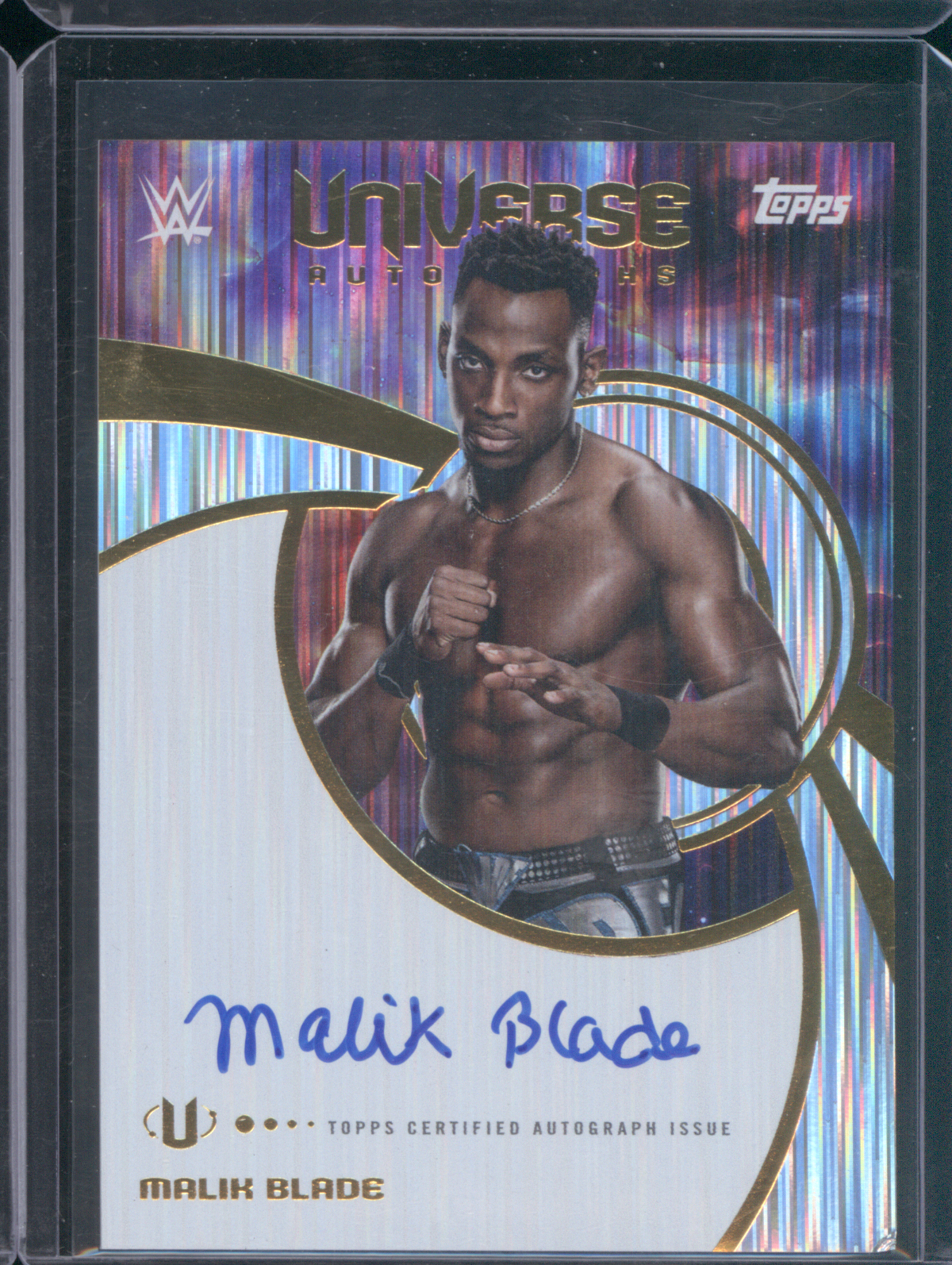 2025 Topps Universe WWE #UNA-MBL Malik Blade — front