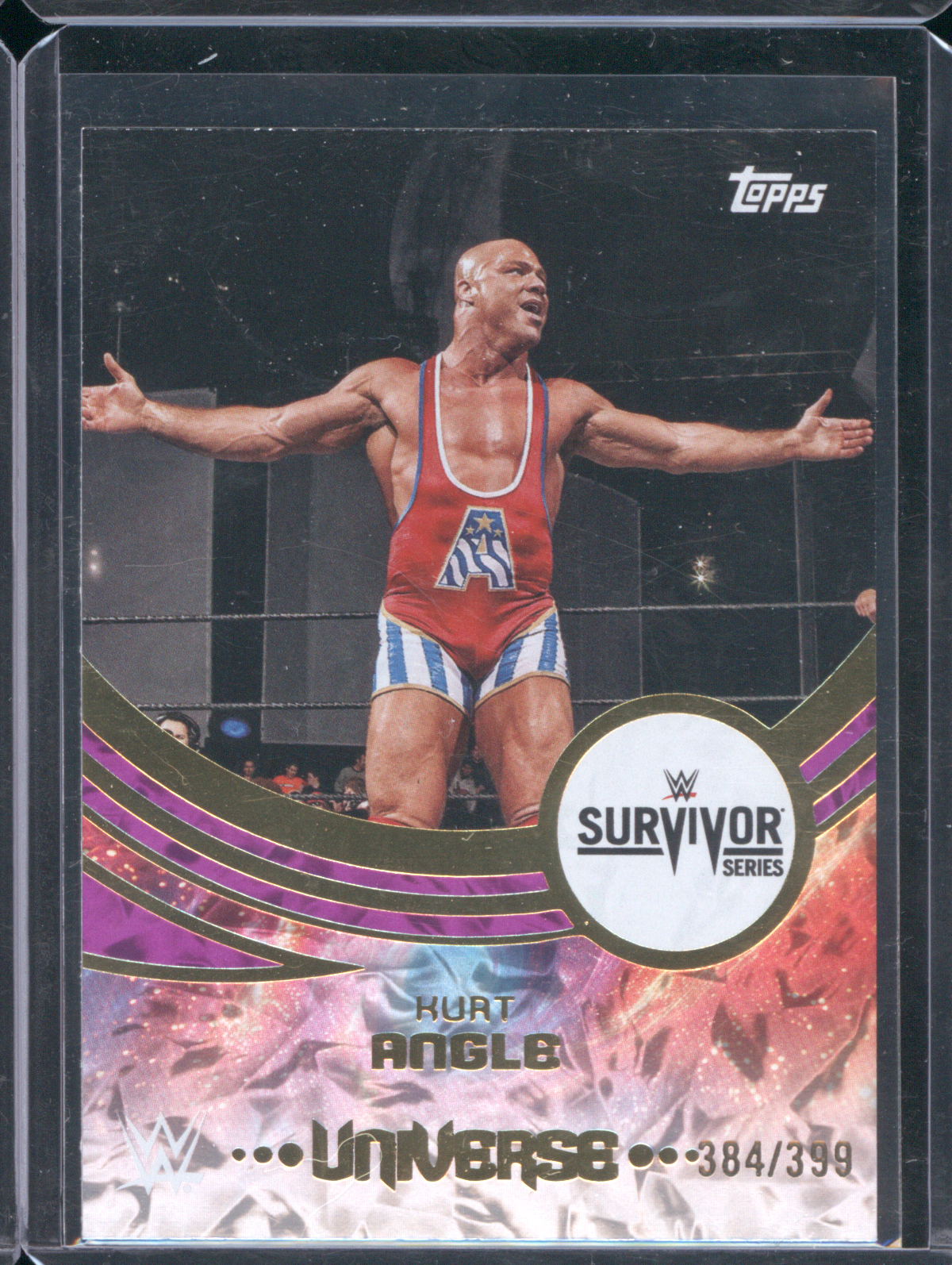 2025 Topps Universe WWE Survivor Series #292 Kurt Angle — front