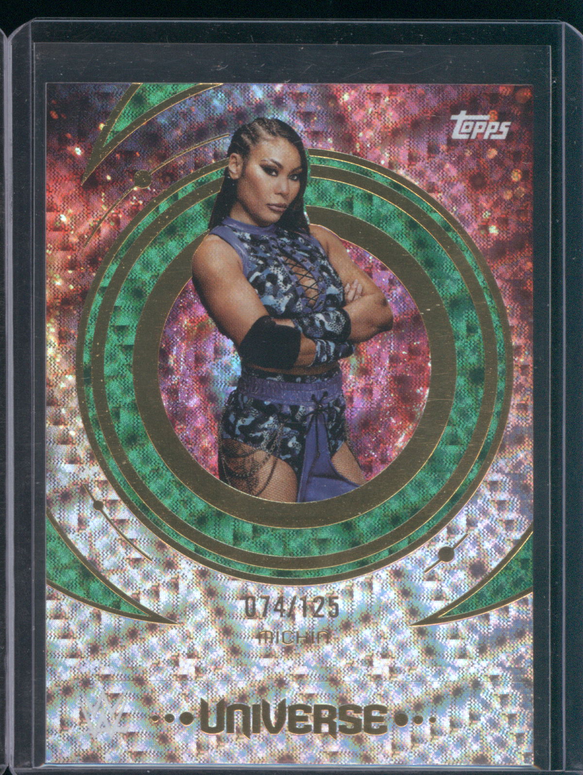2025 Topps Universe WWE Michin #75 — front