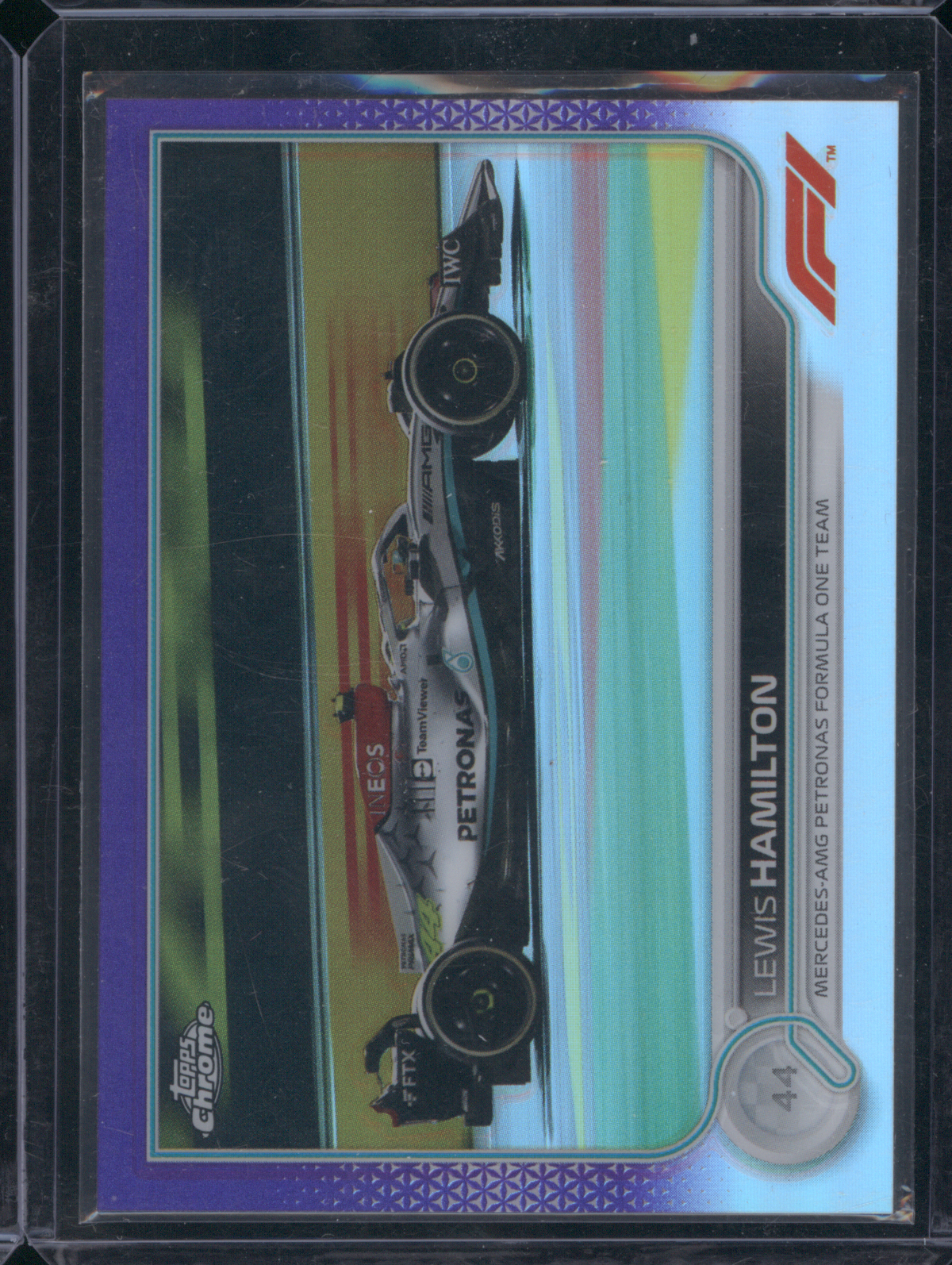 2022 Topps Chrome Formula 1 #111 Lewis Hamilton — front